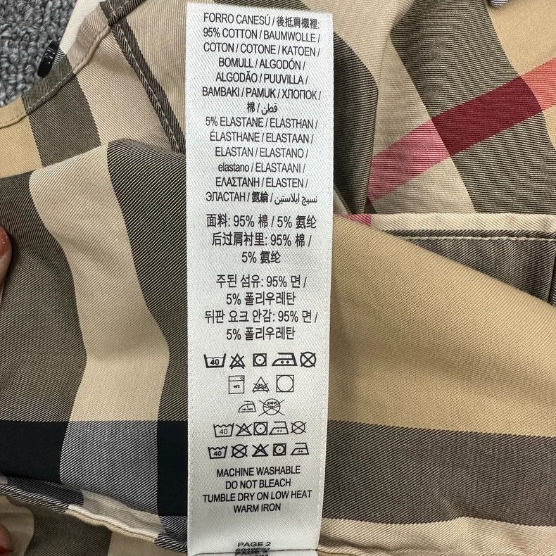 Burberry Burberry Plaid Print Short Sleeve Shirt Size XL / US 12-14 / IT 48-50 - 5 Thumbnail