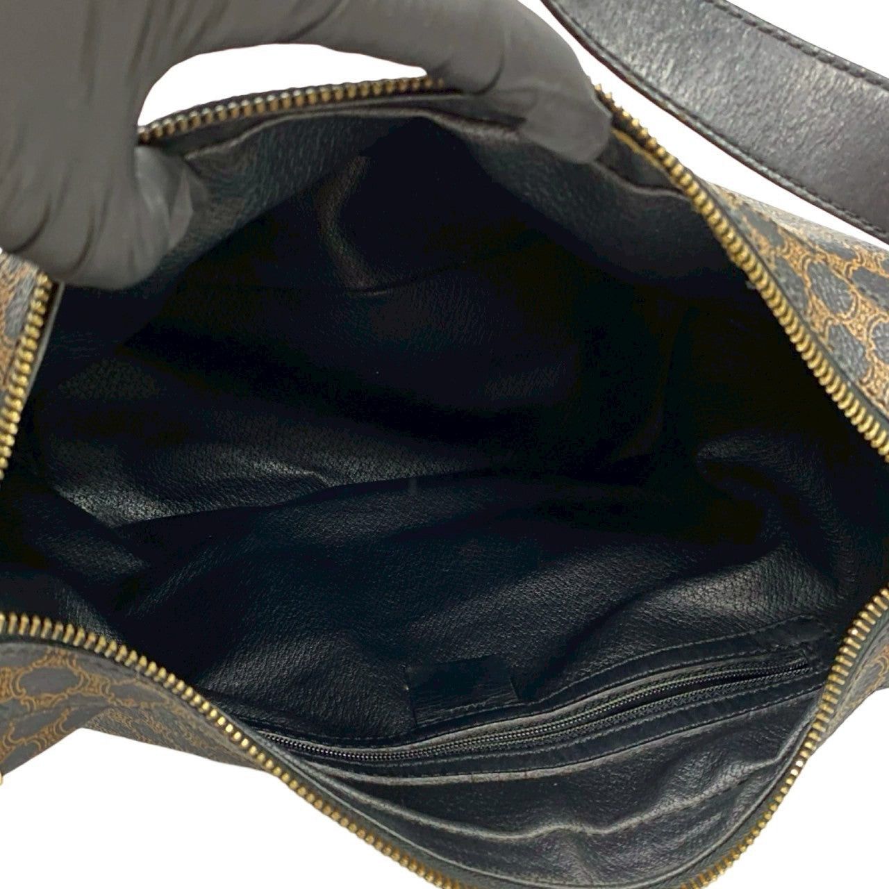 Celine Celine Shoulder Bag Black Leather Size ONE SIZE - 8 Thumbnail