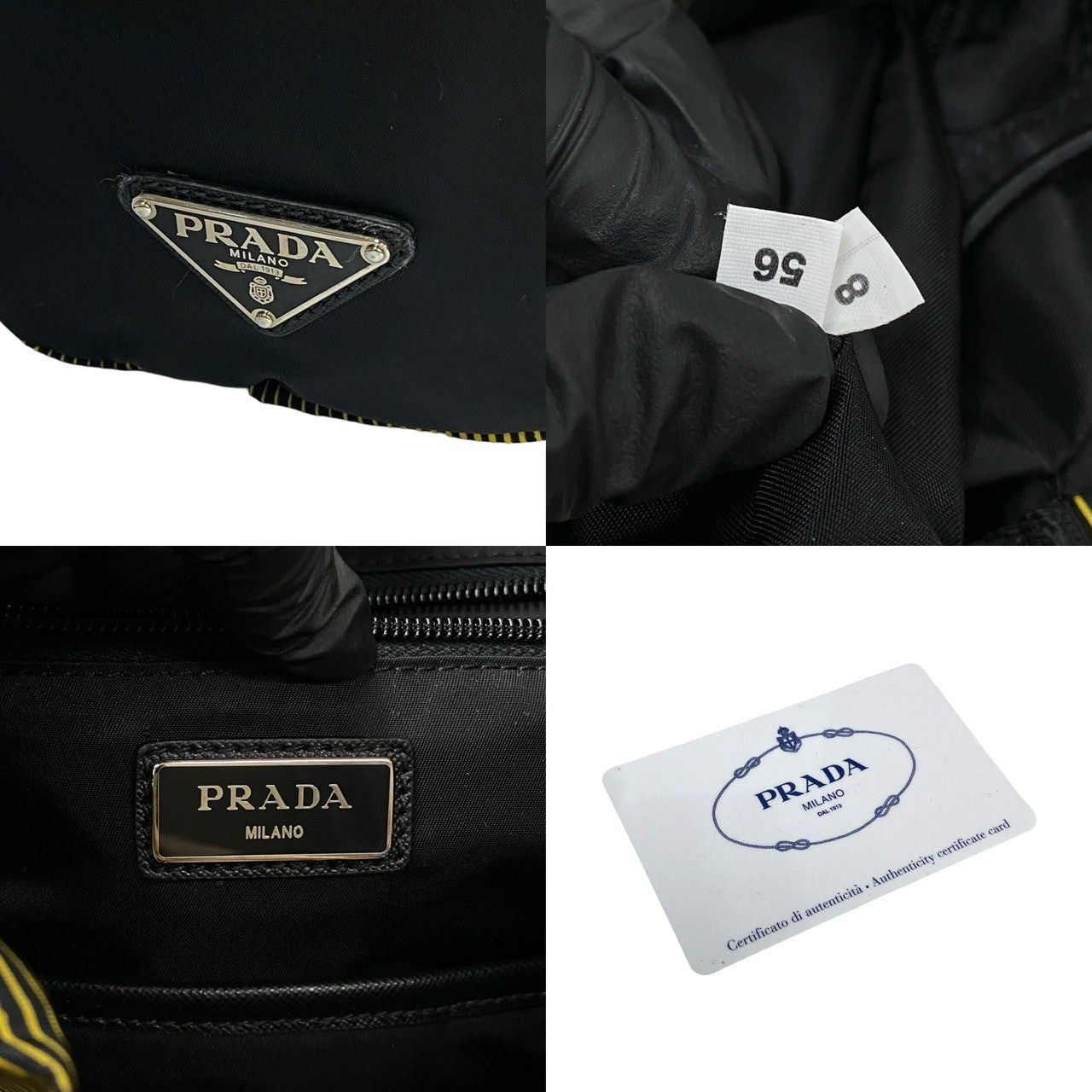 Prada Prada Backpack Yellow Leather Size ONE SIZE - 3 Thumbnail