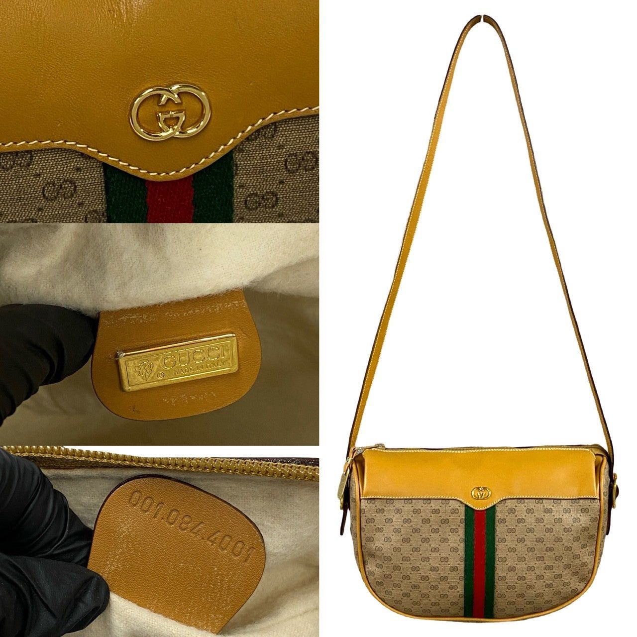 Gucci Gucci Shoulder Bag Brown Leather Size ONE SIZE - 3 Thumbnail