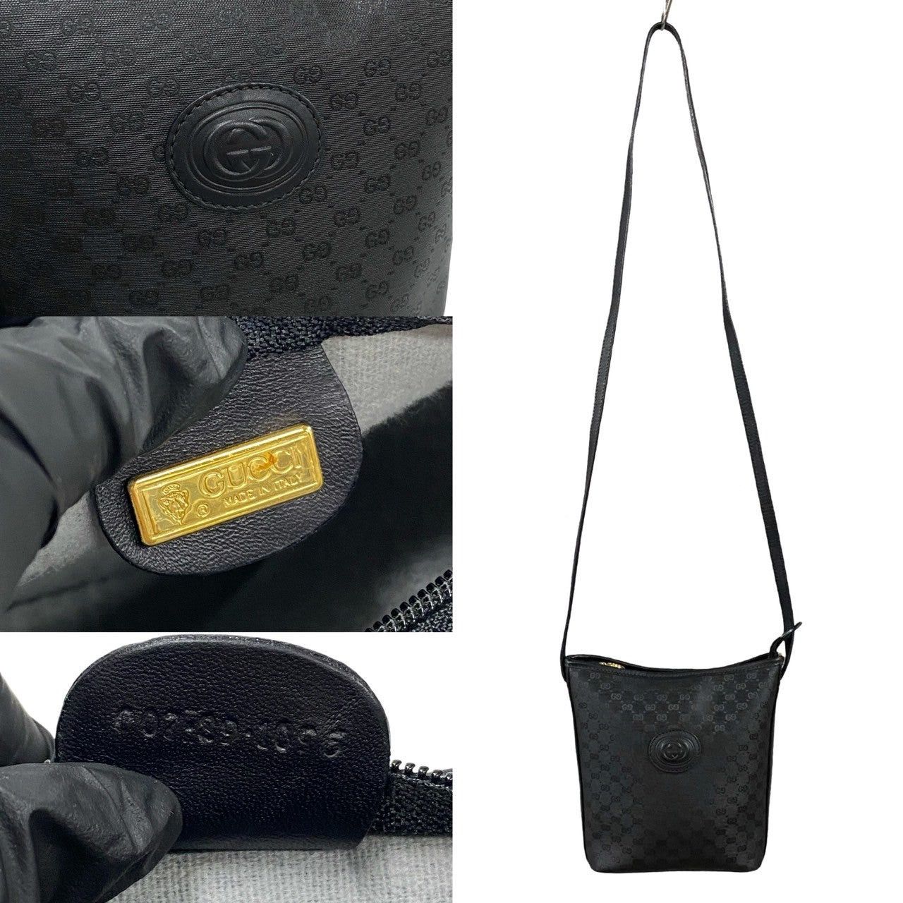 Gucci Gucci Shoulder Bag Black Leather Size ONE SIZE - 3 Thumbnail
