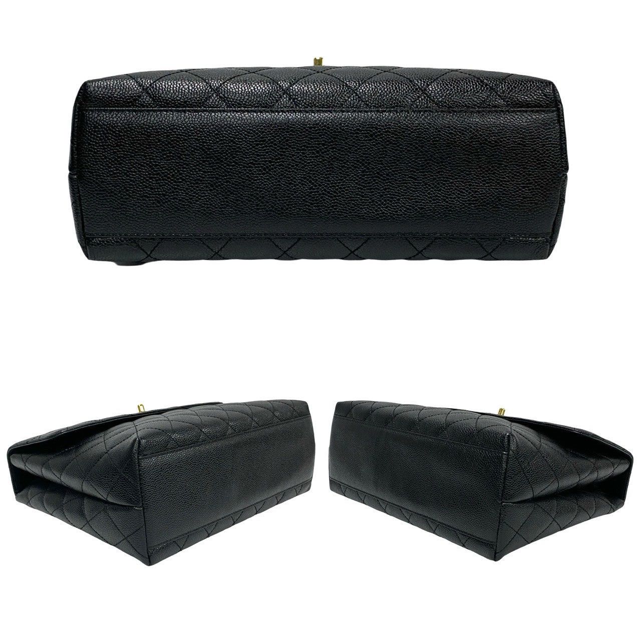 Chanel Chanel Handbag Black Leather Size ONE SIZE - 6 Thumbnail