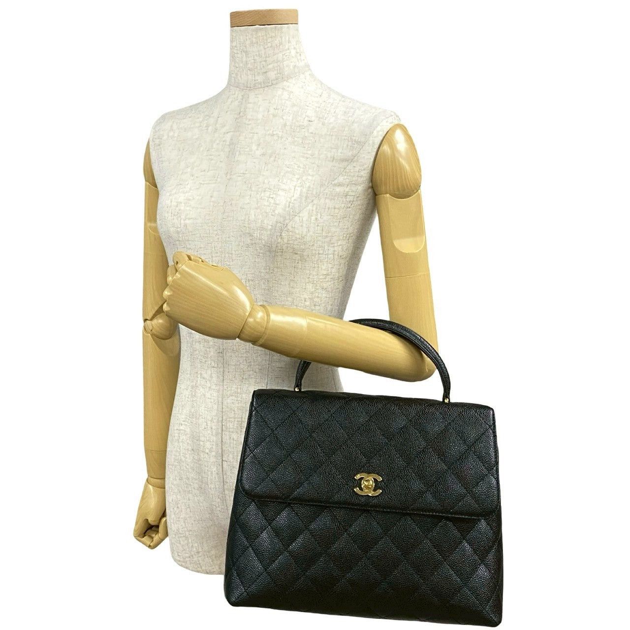 Chanel Chanel Handbag Black Leather Size ONE SIZE - 2 Thumbnail