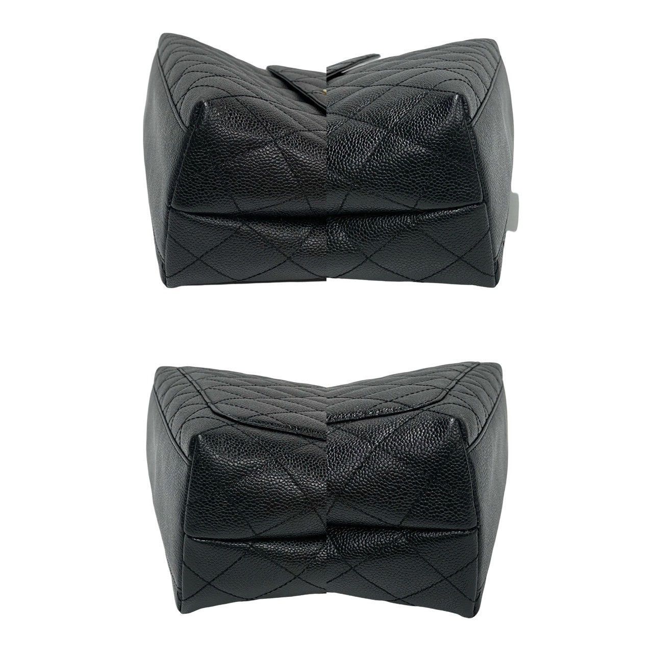 Chanel Chanel Handbag Black Leather Size ONE SIZE - 7 Thumbnail