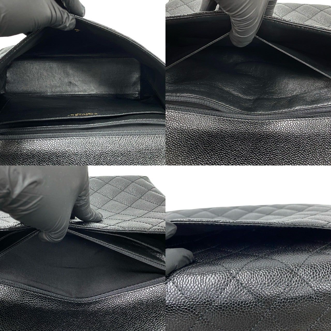 Chanel Chanel Handbag Black Leather Size ONE SIZE - 8 Thumbnail