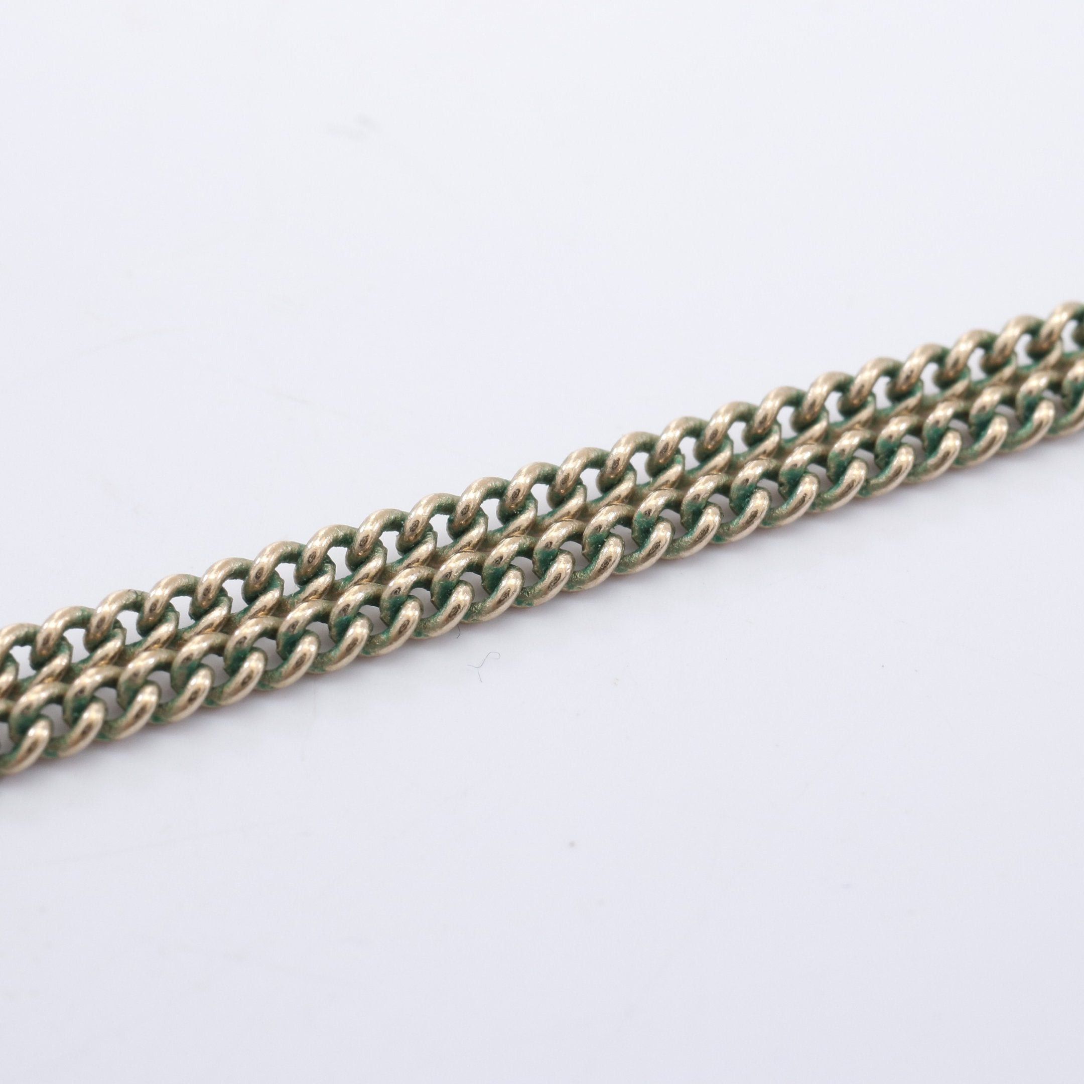 Chanel Chanel Coco Mark Lipstick Necklace Gp Rhinestone Gold Black Multicolor 05P Size ONE SIZE - 5 Thumbnail
