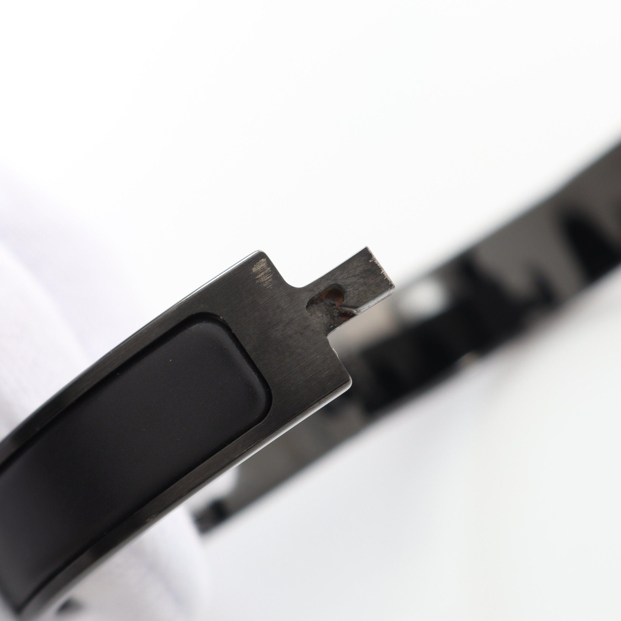 Hermes Hermes Click Crack Pm Saw Black Bangle Size ONE SIZE - 8 Thumbnail