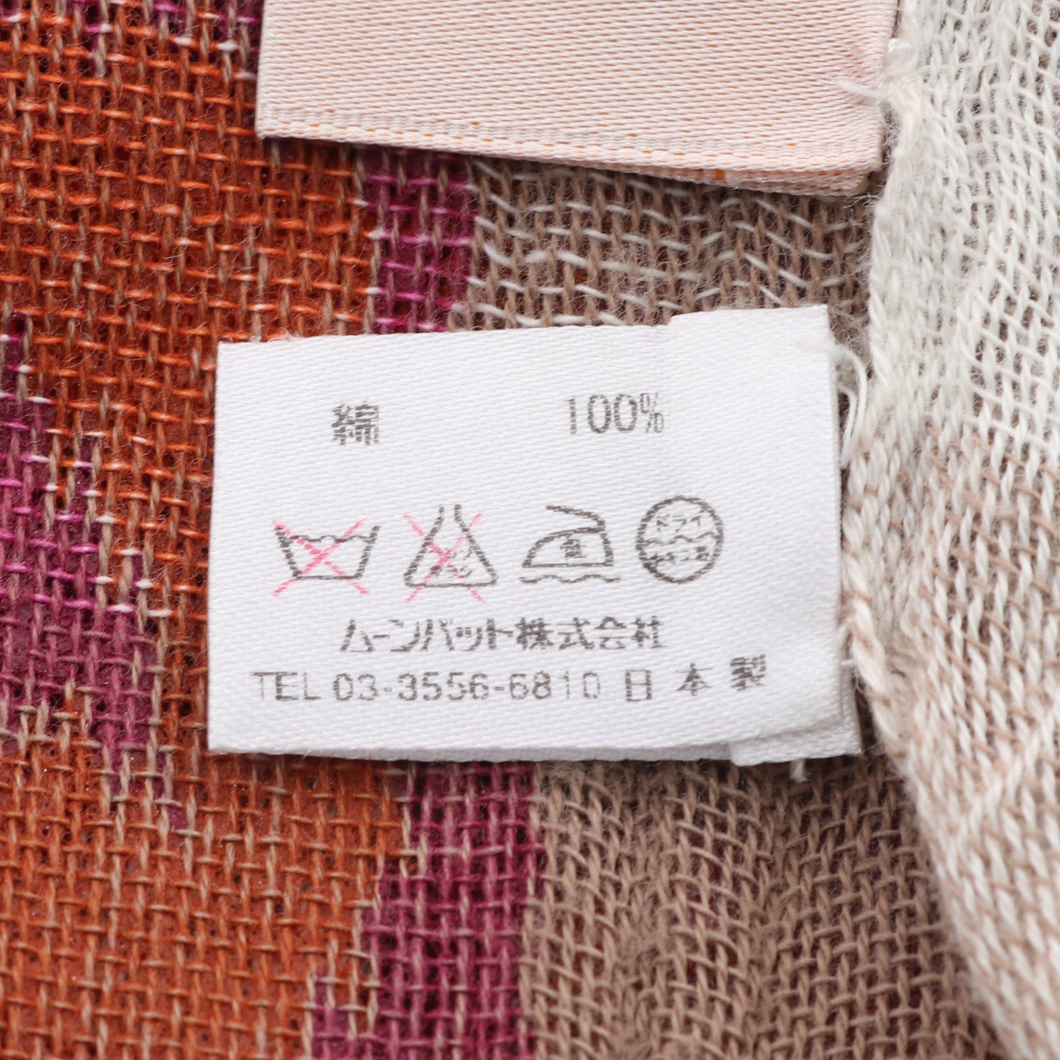 Vivienne Westwood Vivienne Westwood Orb Embroidery Scarf Stall Check Leopard Cotton Multicolor Size ONE SIZE - 3 Thumbnail