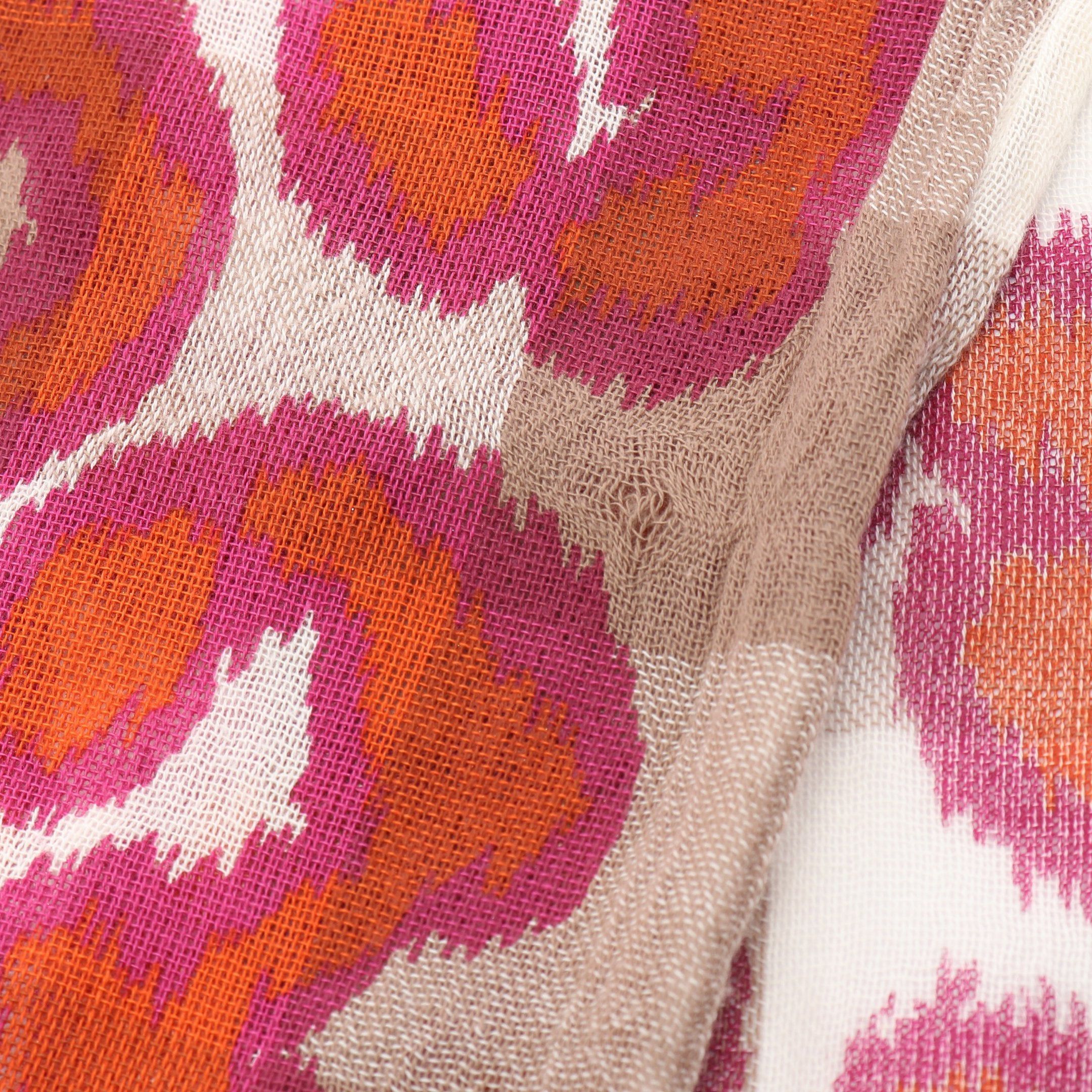Vivienne Westwood Vivienne Westwood Orb Embroidery Scarf Stall Check Leopard Cotton Multicolor Size ONE SIZE - 6 Thumbnail