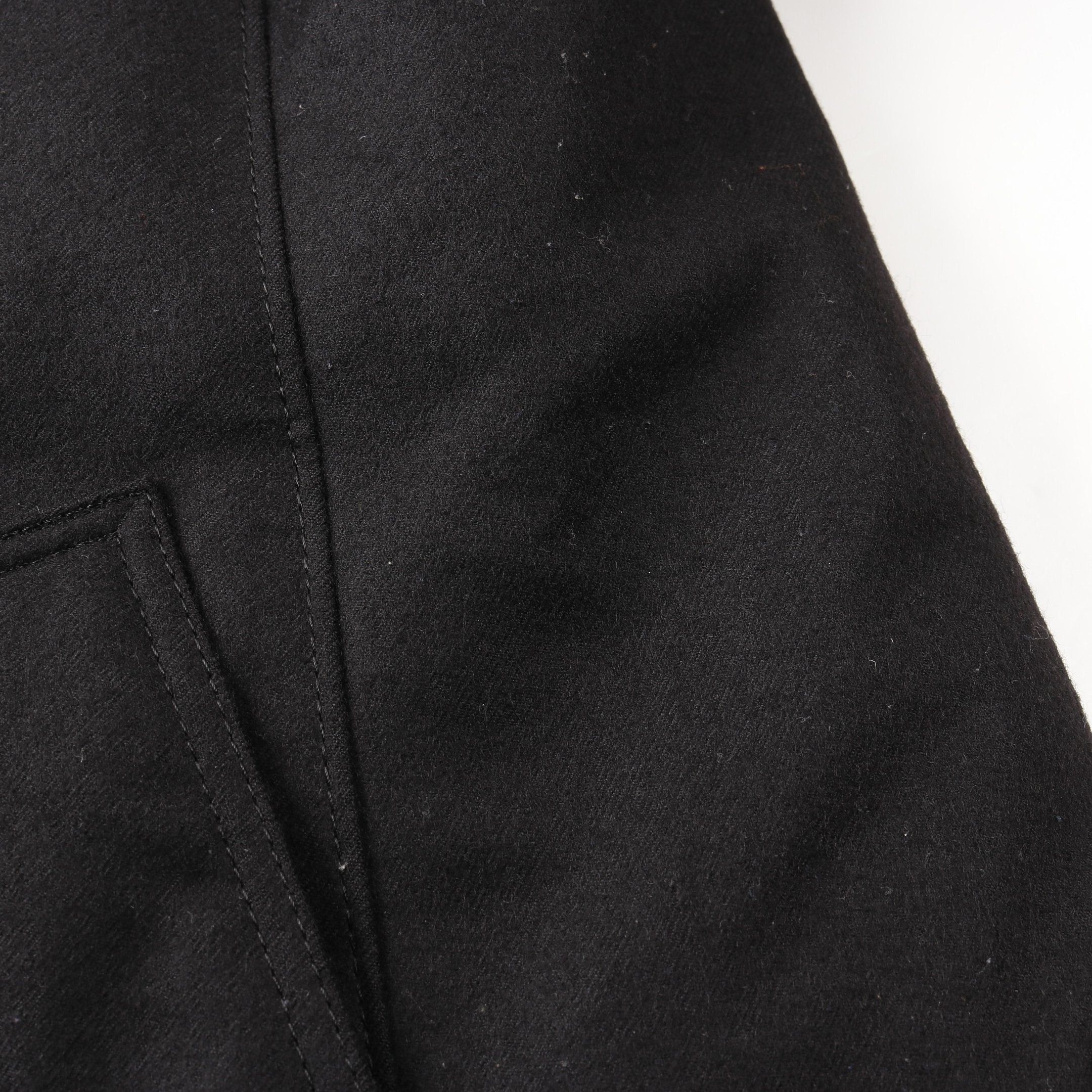 Burberry Burberry Pea Coat Down Wool Black Color-Block Size ONE SIZE - 6 Thumbnail