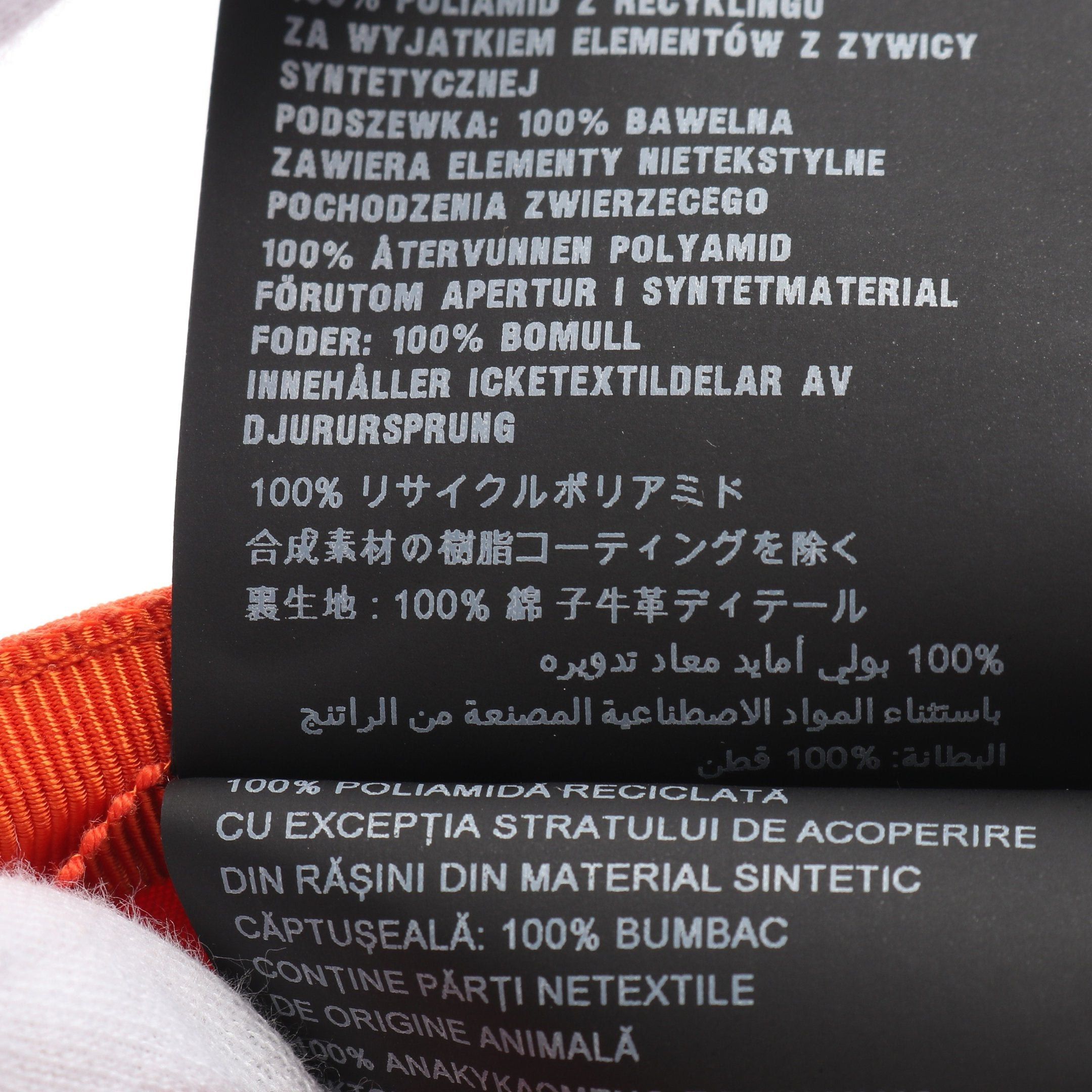 Prada Prada Re-Nylon Baseball Cap Hat Nylon Orange Prada Logo Plate Size ONE SIZE - 6 Thumbnail