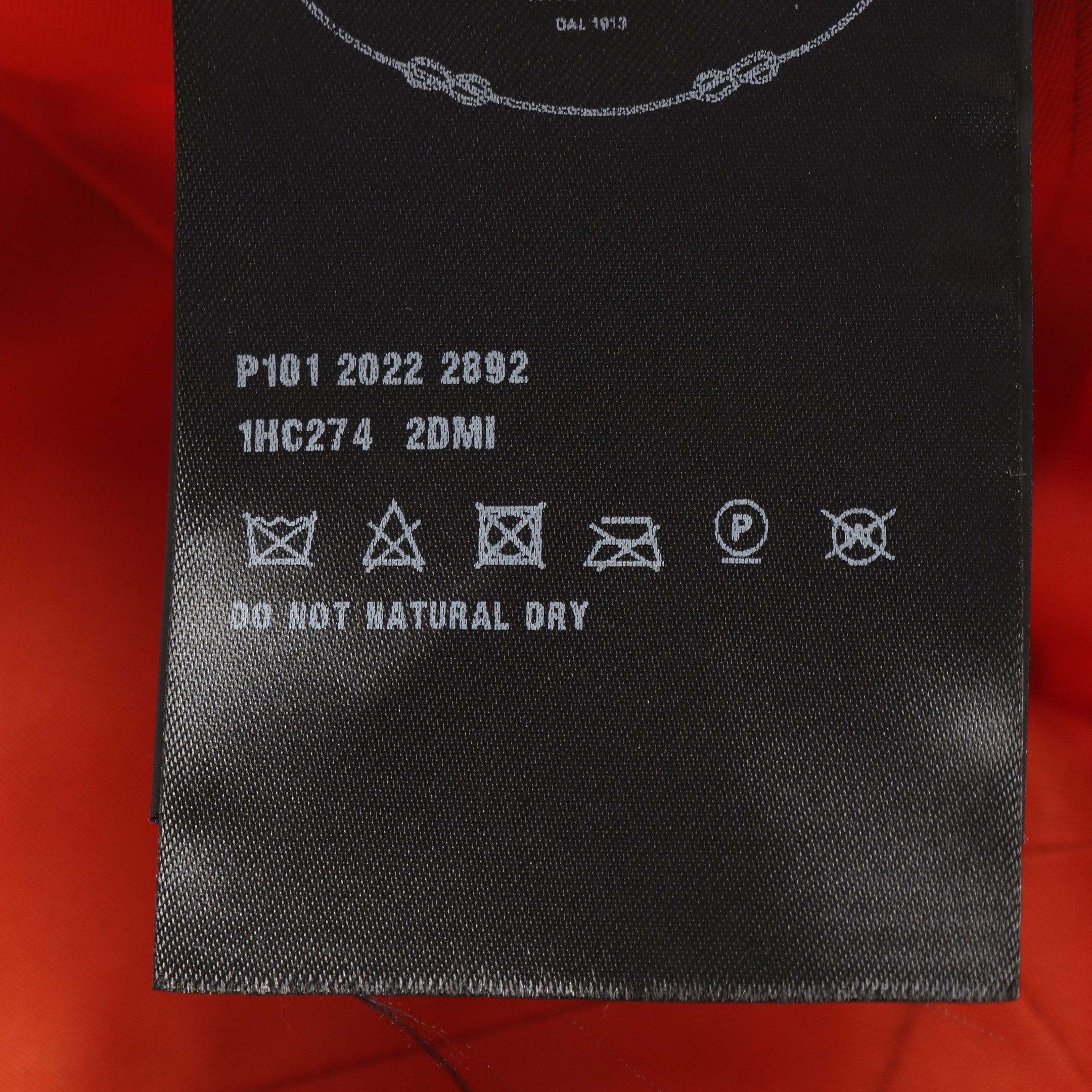 Prada Prada Re-Nylon Baseball Cap Hat Nylon Orange Prada Logo Plate Size ONE SIZE - 7 Thumbnail
