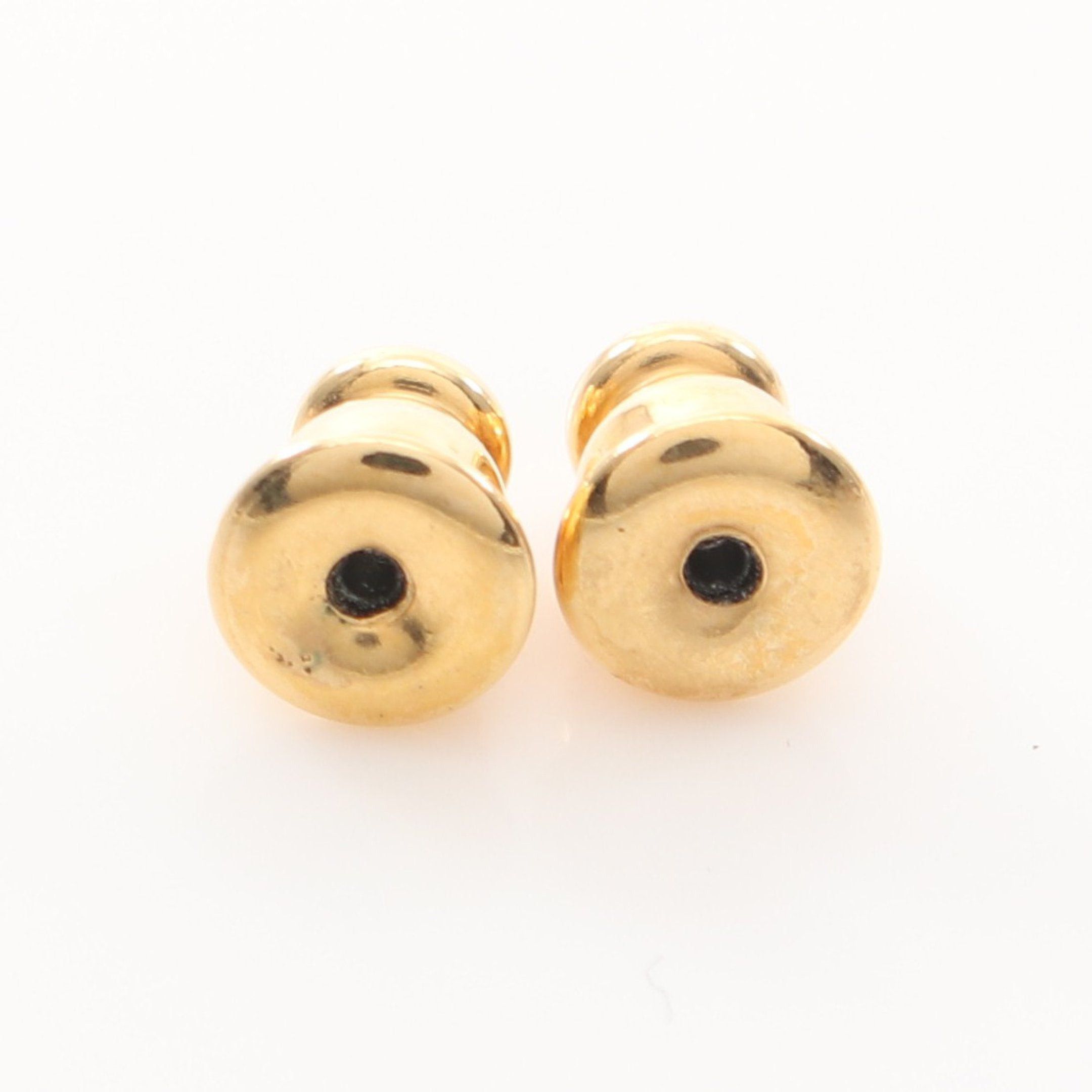 Dior Dior Cd Logo Hoop Earrings Gp Rhinestone Fake Pearl Gold Clear White Size ONE SIZE - 6 Thumbnail