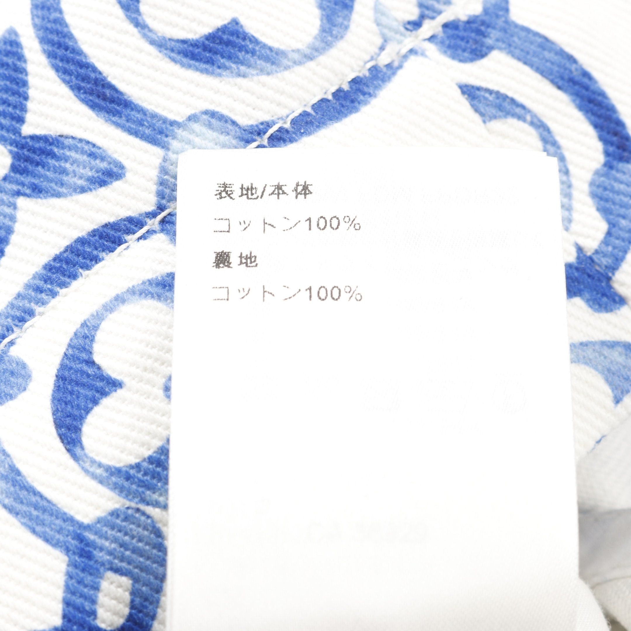 Louis Vuitton Louis Vuitton Monogram Lv Patch One Piece Cotton White Blue Size ONE SIZE - 5 Thumbnail