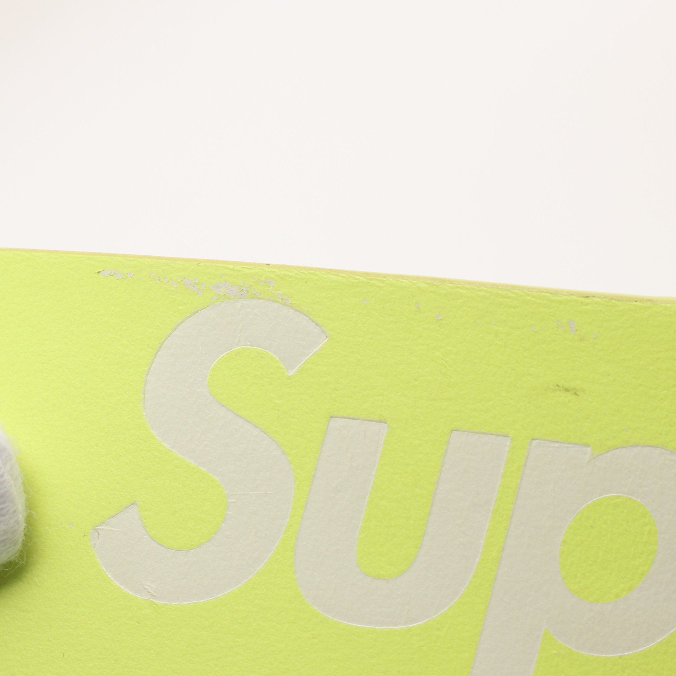 Supreme Supreme Repeat Leather Belt Light Yellow Silver Hardware Neon Color Size ONE SIZE - 5 Thumbnail
