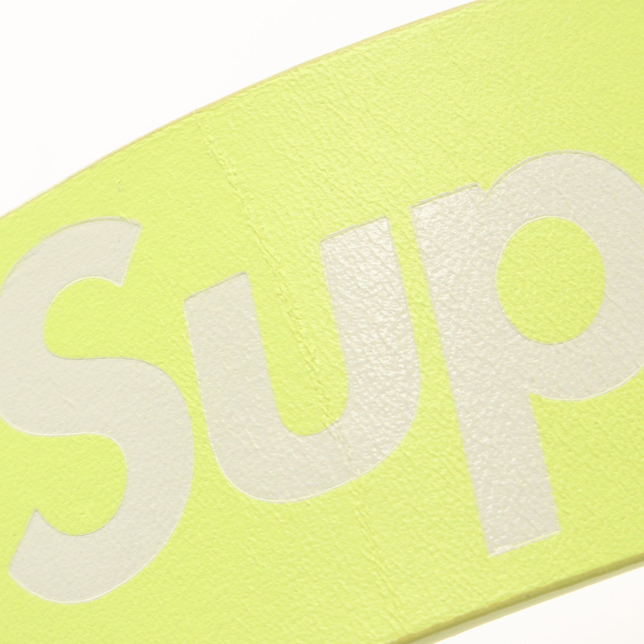 Supreme Supreme Repeat Leather Belt Light Yellow Silver Hardware Neon Color Size ONE SIZE - 6 Thumbnail