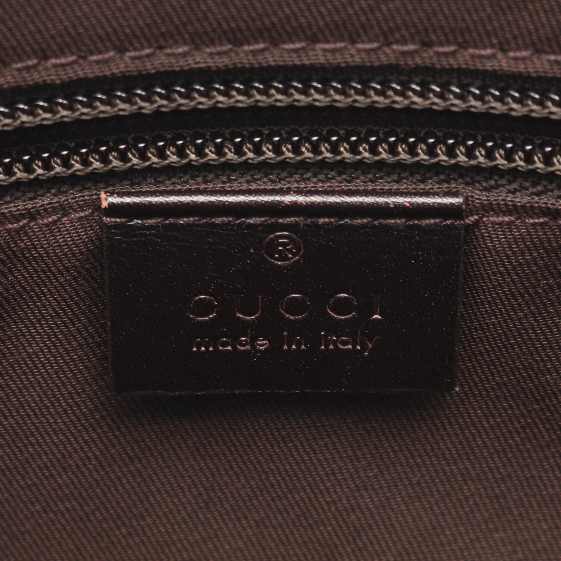 Gucci Gucci Diamante Shoulder Bag Leather Dark Brown Size ONE SIZE - 4 Thumbnail