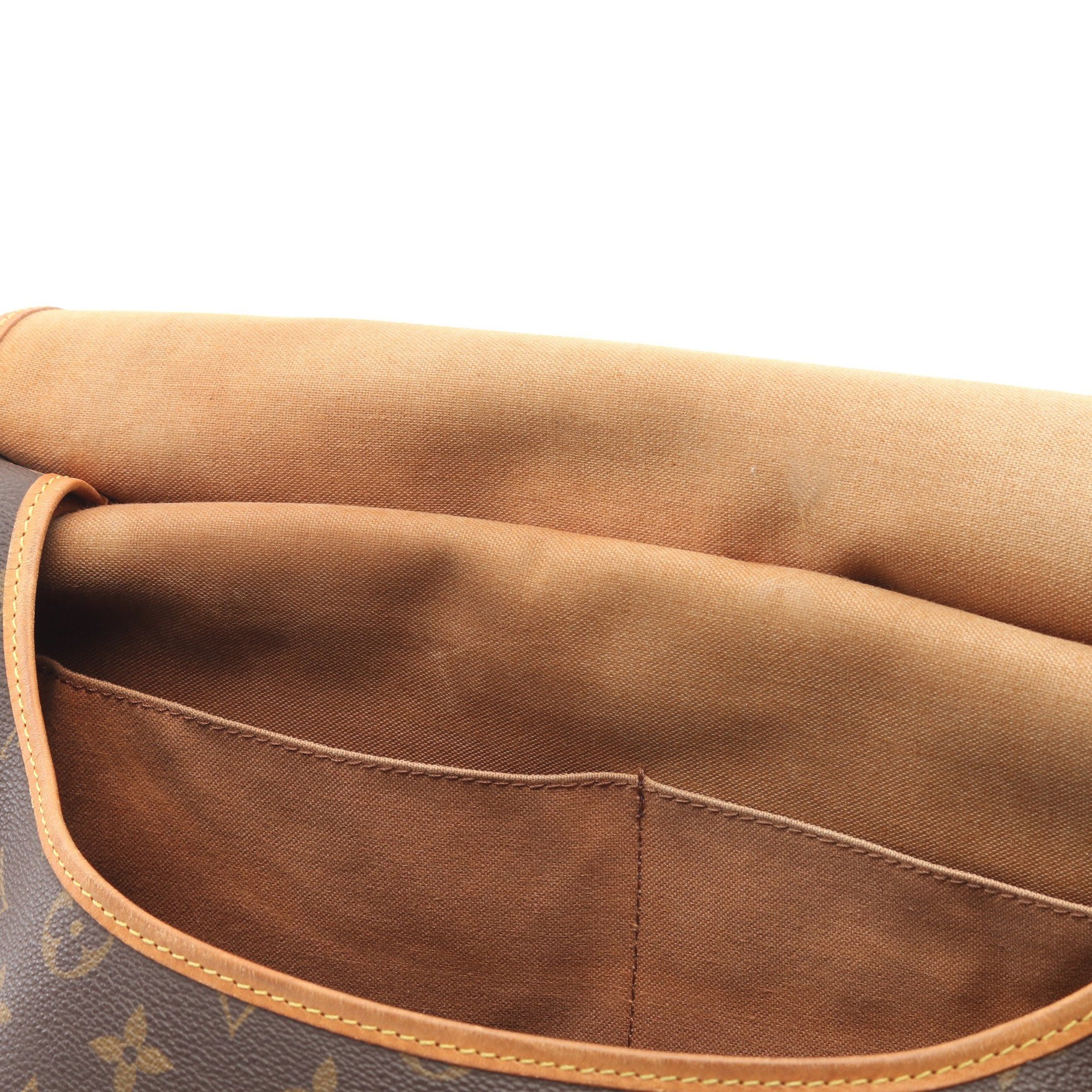 Louis Vuitton Louis Vuitton Saumur 35 Monogram Shoulder Bag Leather Brown Size ONE SIZE - 15 Thumbnail