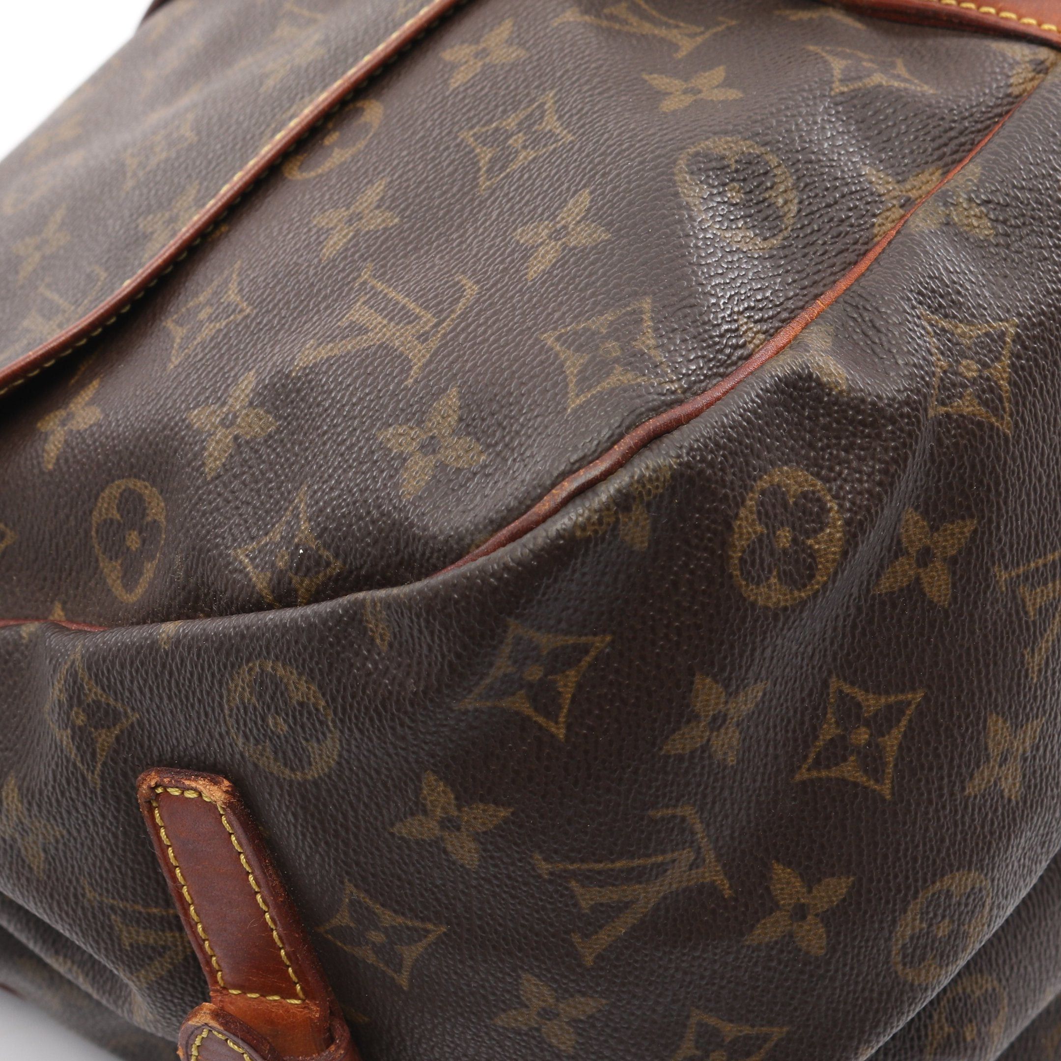 Louis Vuitton Louis Vuitton Saumur 35 Monogram Shoulder Bag Leather Brown Size ONE SIZE - 7 Thumbnail