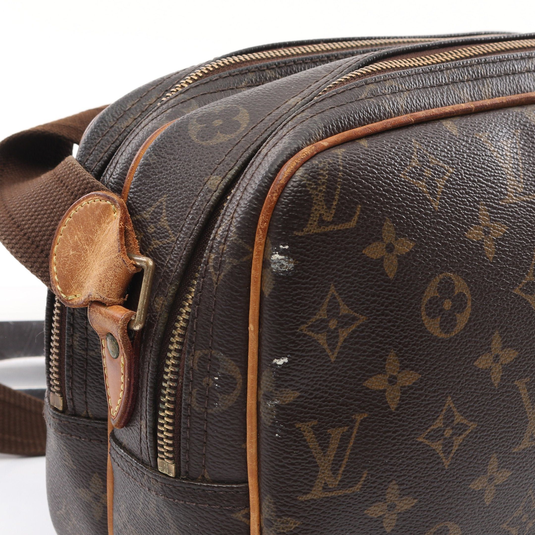 Louis Vuitton Louis Vuitton Reporter Pm Monogram Shoulder Bag Leather Brown Size ONE SIZE - 8 Thumbnail