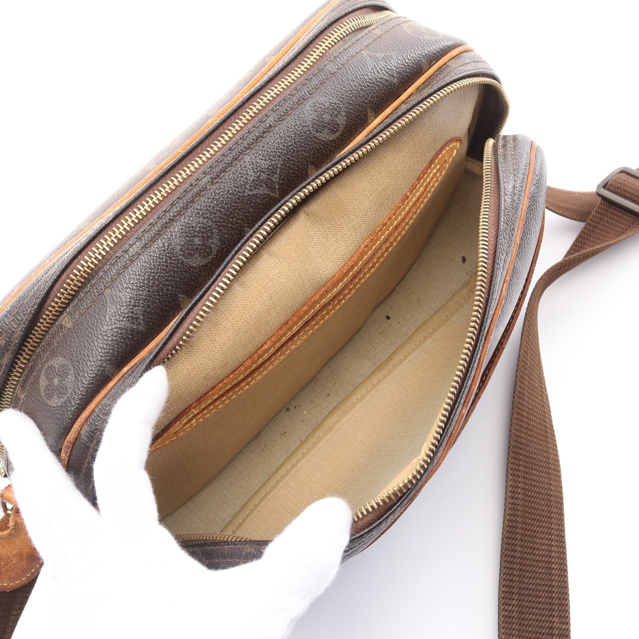 Louis Vuitton Louis Vuitton Reporter Pm Monogram Shoulder Bag Leather Brown Size ONE SIZE - 3 Thumbnail