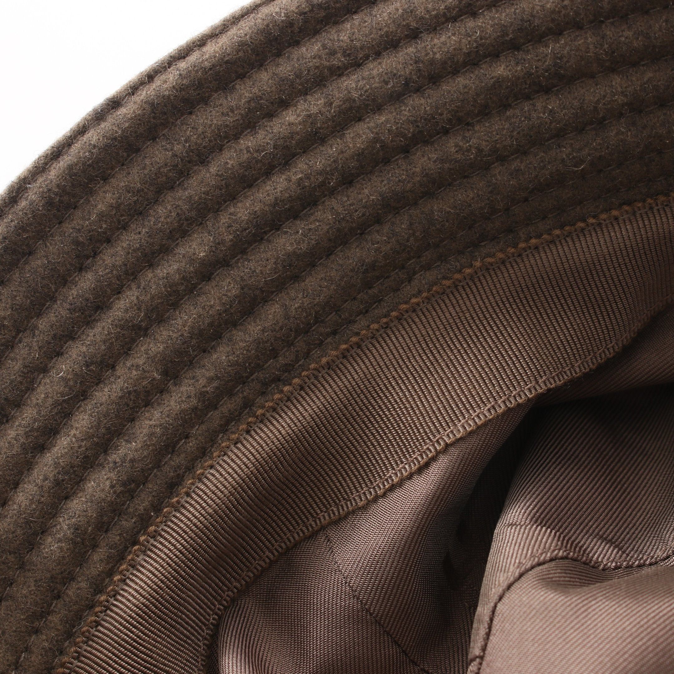 Hermes Hermes Serie Button Bucket Hat Cashmere Gray Brown Size ONE SIZE - 8 Thumbnail