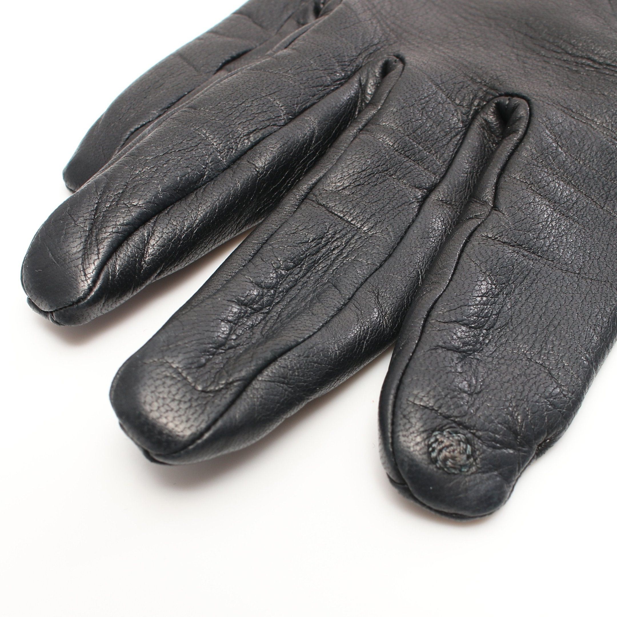Hermes Hermes Kelly Gloves Glove Lambskin Black Silver Hardware Size ONE SIZE - 7 Thumbnail