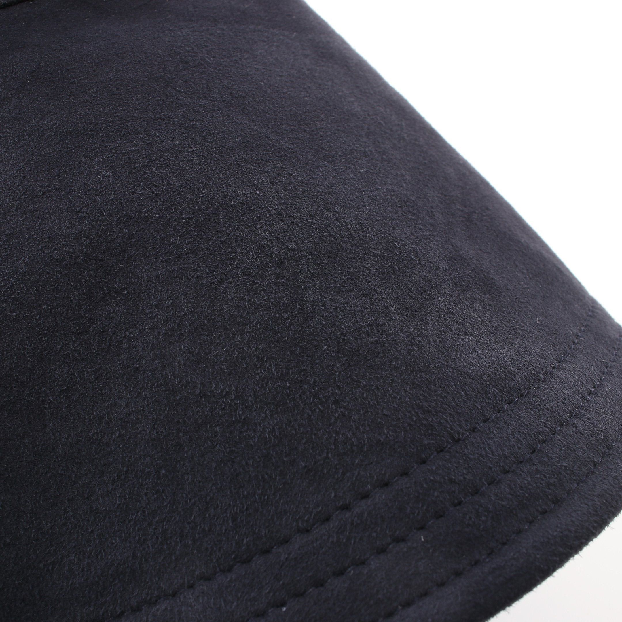 Fendi Fendi Hat Suede Dark Navy Size ONE SIZE - 8 Thumbnail