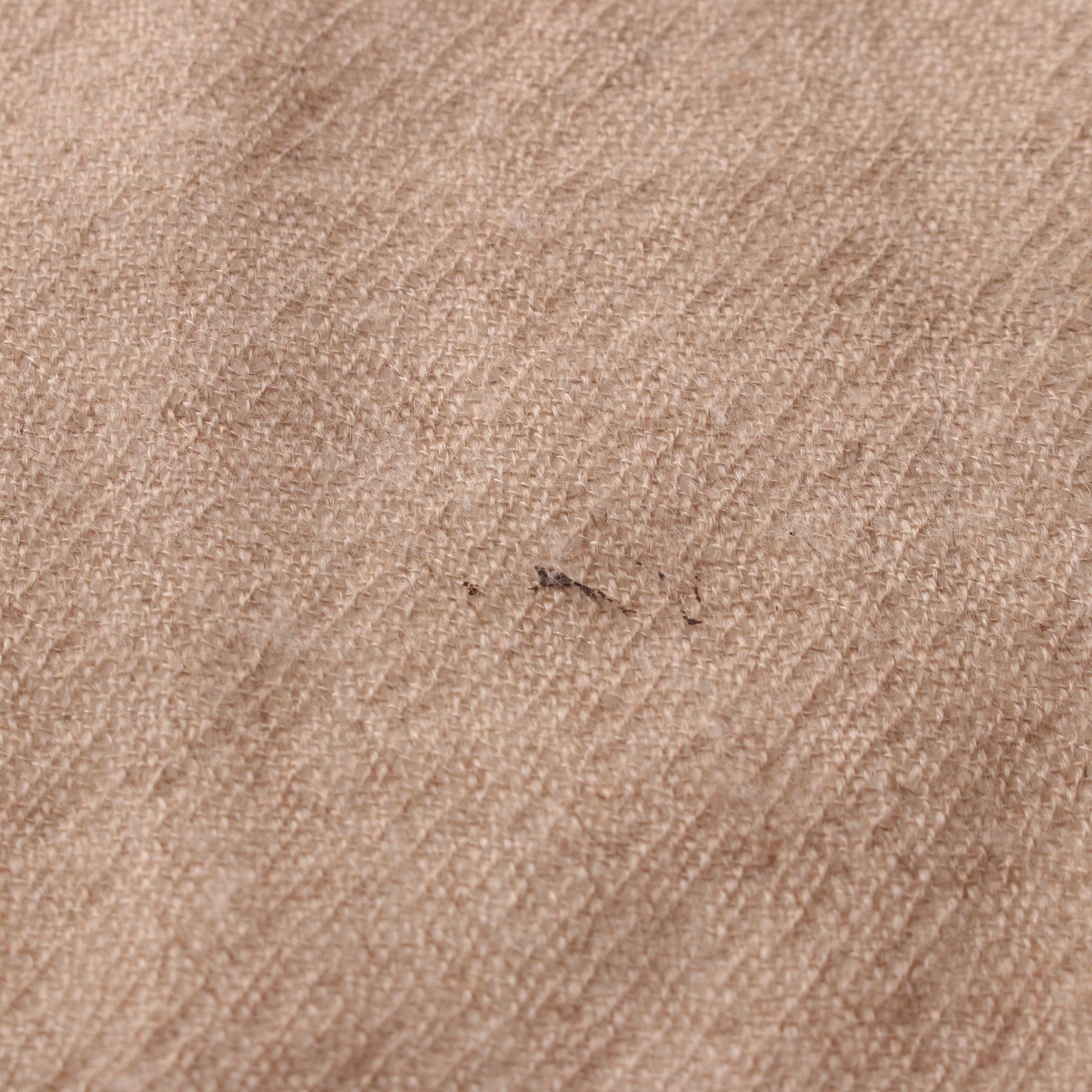 Hermes Hermes Stall Shawl Cashmere Beige Size ONE SIZE - 8 Thumbnail