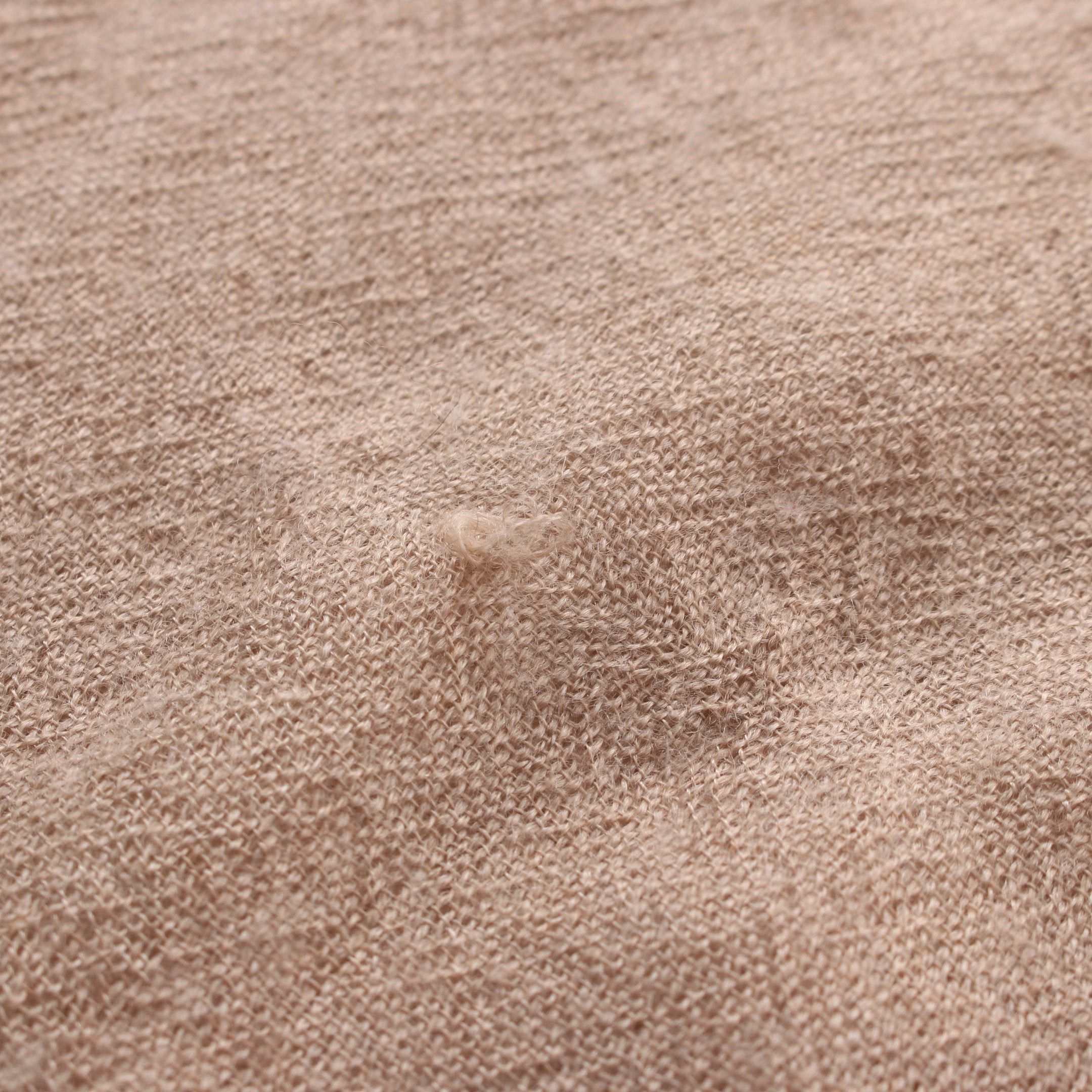 Hermes Hermes Stall Shawl Cashmere Beige Size ONE SIZE - 10 Thumbnail