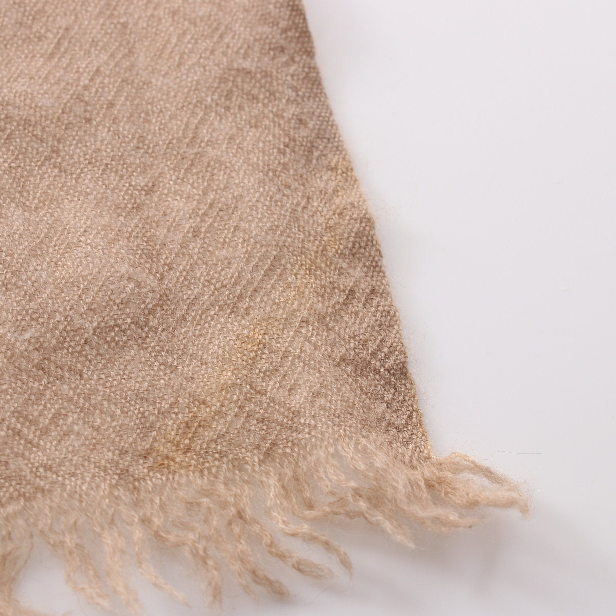 Hermes Hermes Stall Shawl Cashmere Beige Size ONE SIZE - 5 Thumbnail