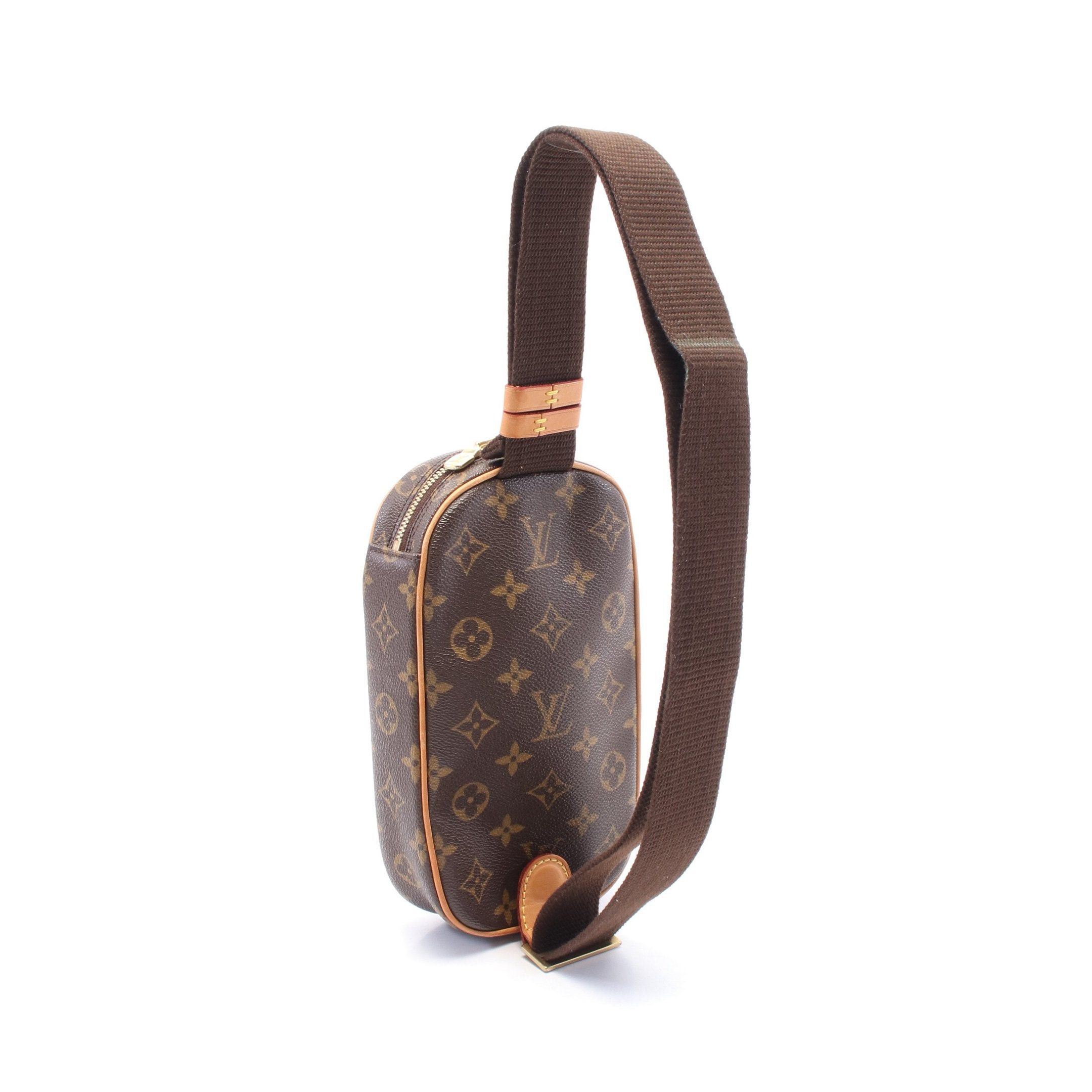 Louis Vuitton Louis Vuitton Pochette Ganju Monogram Body Bag Leather Brown Size ONE SIZE - 2 Thumbnail