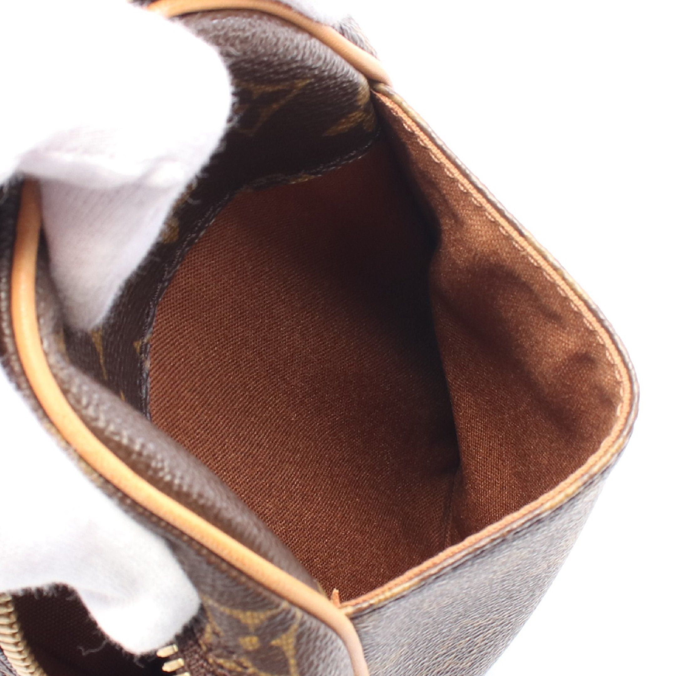 Louis Vuitton Louis Vuitton Pochette Ganju Monogram Body Bag Leather Brown Size ONE SIZE - 6 Thumbnail