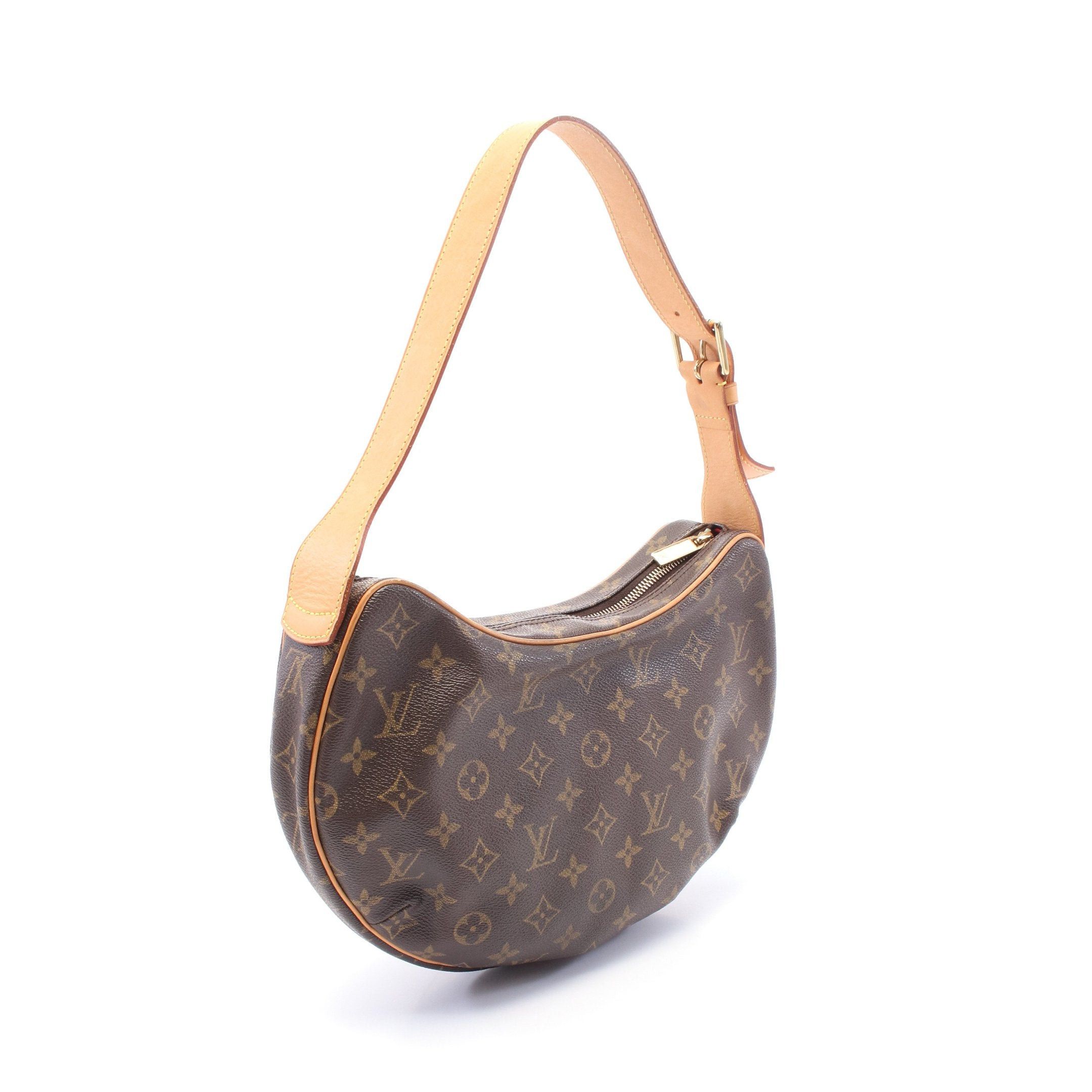 Louis Vuitton Louis Vuitton Croissant Mm Monogram Shoulder Bag Leather Brown Size ONE SIZE - 2 Thumbnail