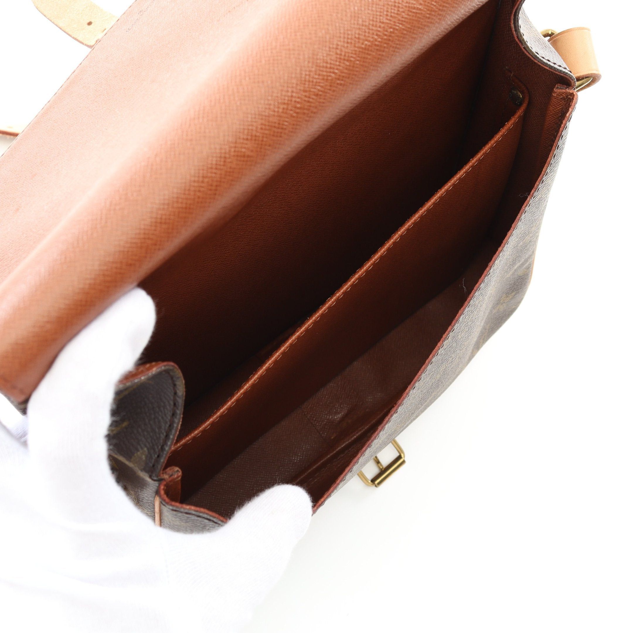 Louis Vuitton Louis Vuitton Cartesier Gm Monogram Shoulder Bag Leather Brown Size ONE SIZE - 3 Thumbnail