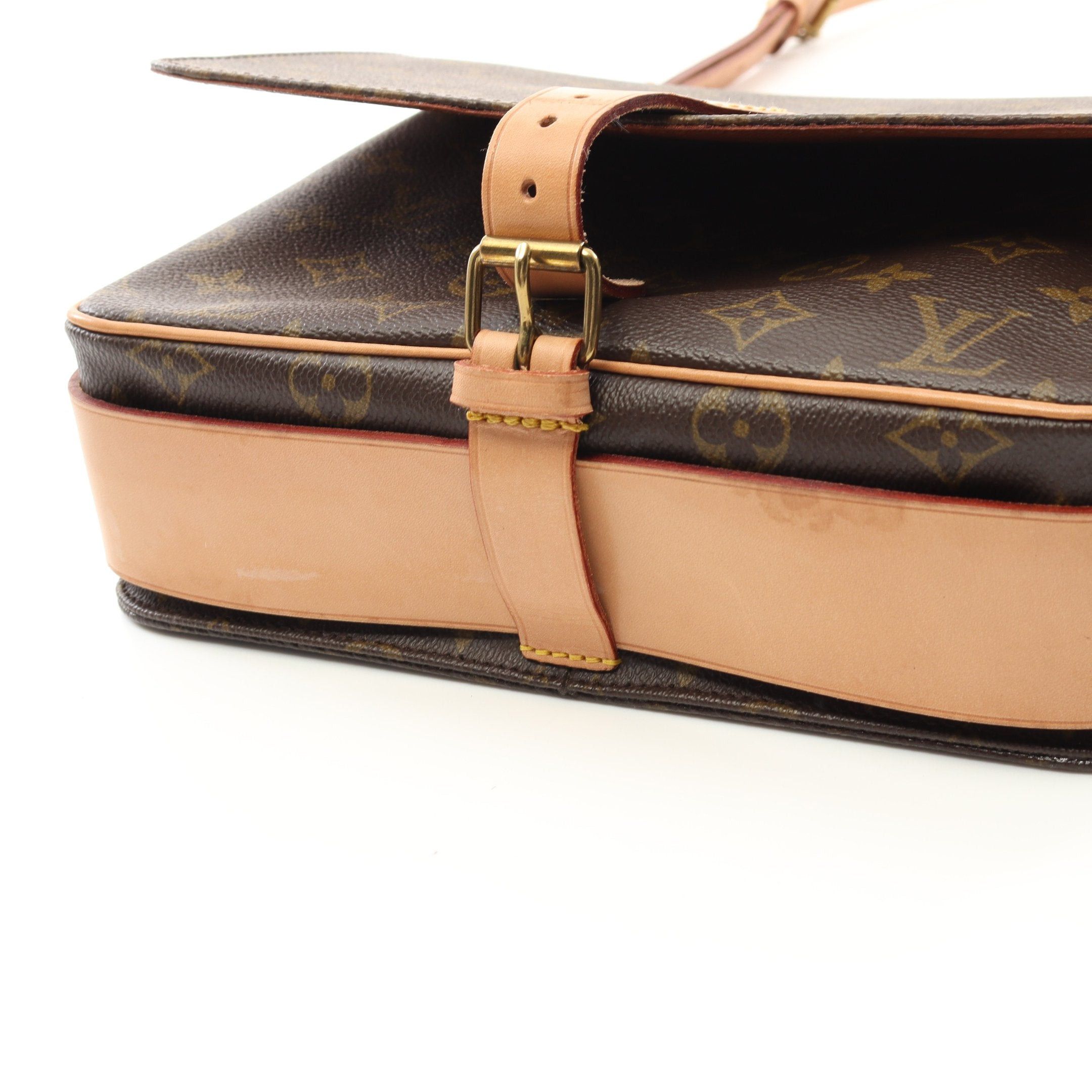 Louis Vuitton Louis Vuitton Cartesier Gm Monogram Shoulder Bag Leather Brown Size ONE SIZE - 8 Thumbnail