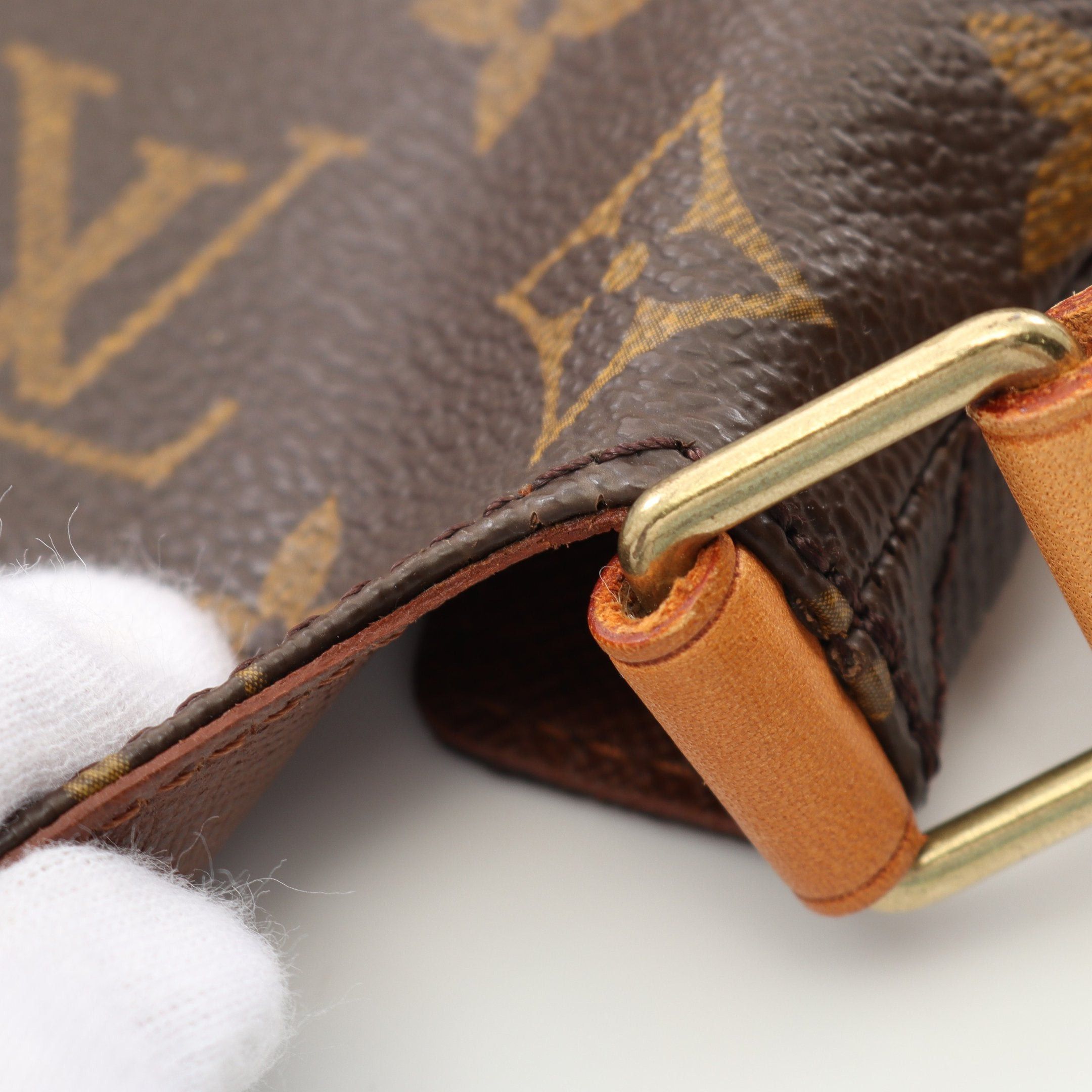 Louis Vuitton Louis Vuitton Musette Monogram Shoulder Bag Leather Brown Size ONE SIZE - 6 Thumbnail