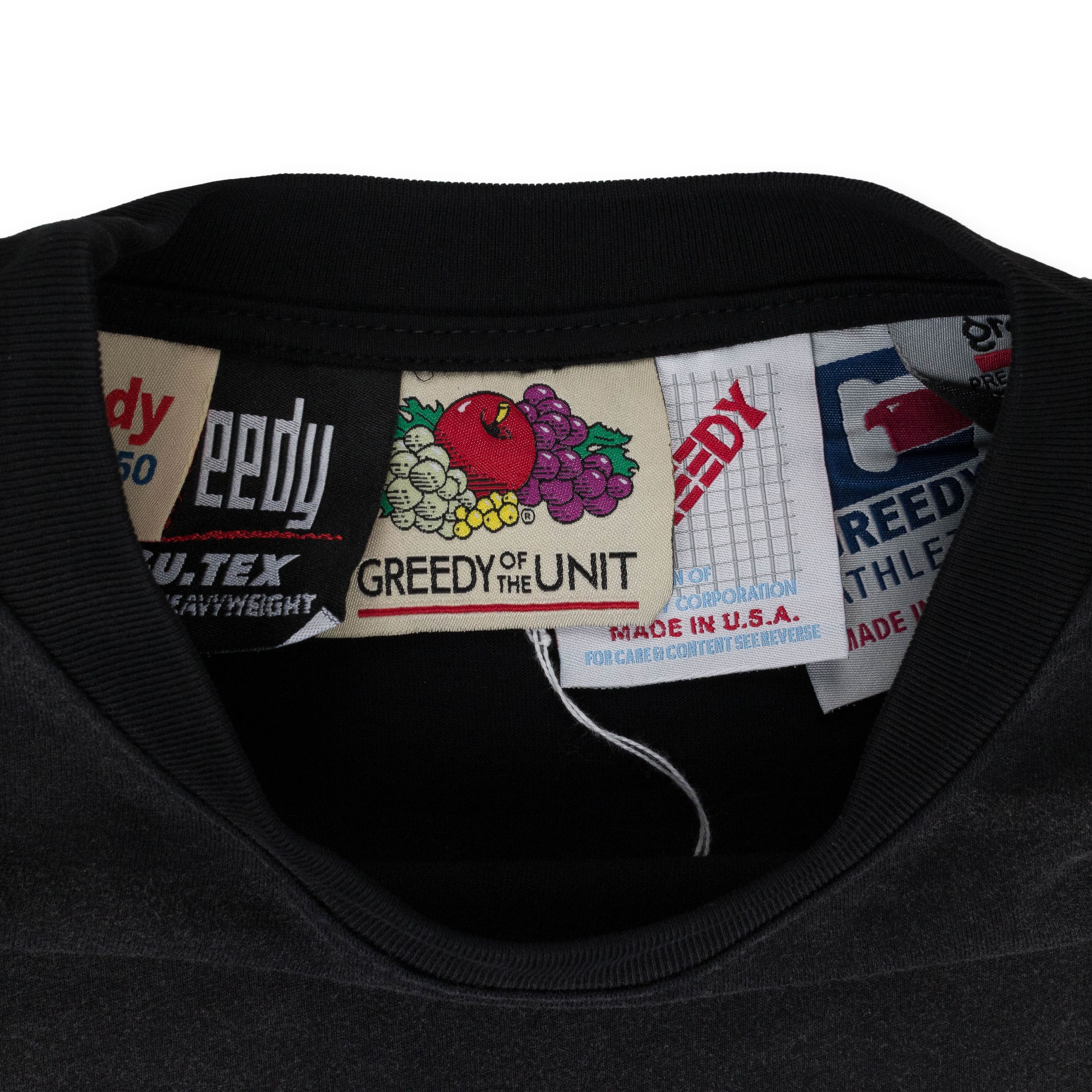 Greedy Unit BLACK MULTI TAG T-SHIRT SIZE M Size US M / EU 48-50 / 2 - 5 Thumbnail