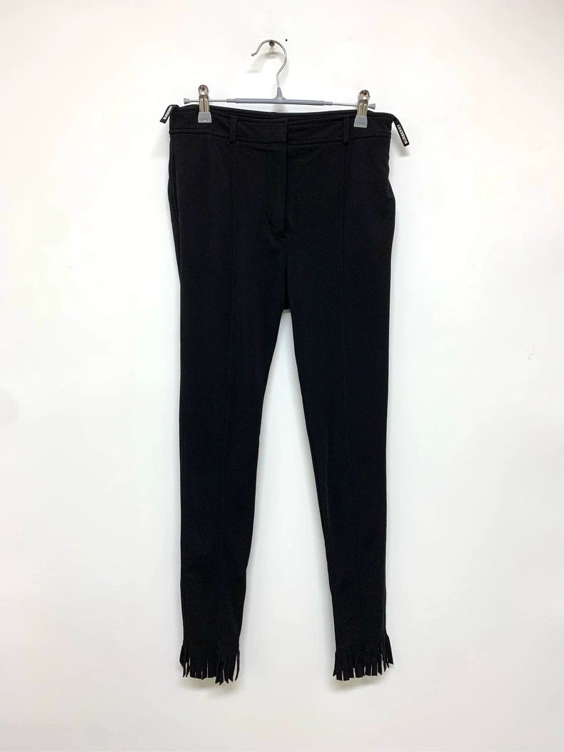 Burberry Burberry Black Fringe Jeans Size 38 Size 38" / US 16 / IT 52 - 2 Thumbnail