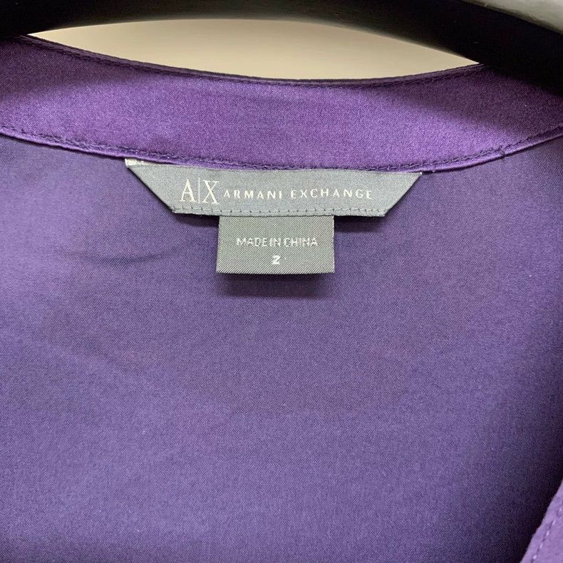 Emporio Armani New Armani Purple Dress Size 2 Size XS / US 0-2 / IT 36-38 - 3 Thumbnail