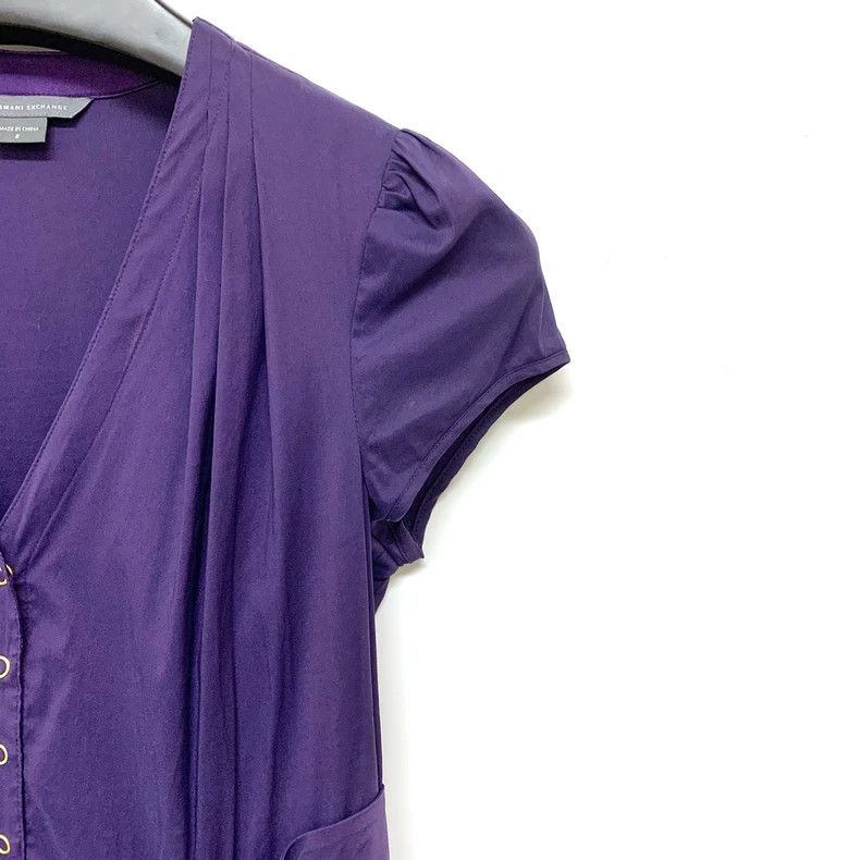 Emporio Armani New Armani Purple Dress Size 2 Size XS / US 0-2 / IT 36-38 - 8 Thumbnail