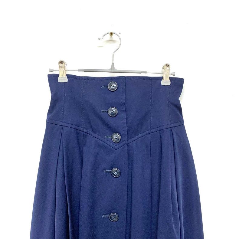 Yves Saint Laurent YSL Button-Up A-Line Skirt Size S Size 23" - 6 Thumbnail