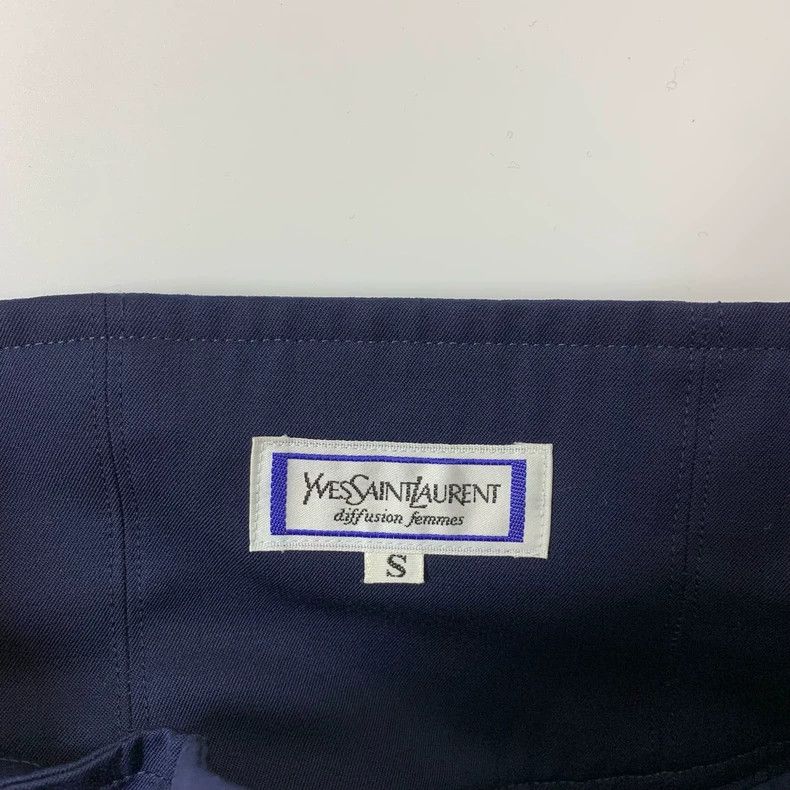 Yves Saint Laurent YSL Button-Up A-Line Skirt Size S Size 23" - 3 Thumbnail