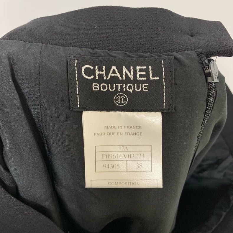 Chanel Chanel Dark Skirt Size 38 Size 38" / US 16 / IT 52 - 3 Thumbnail