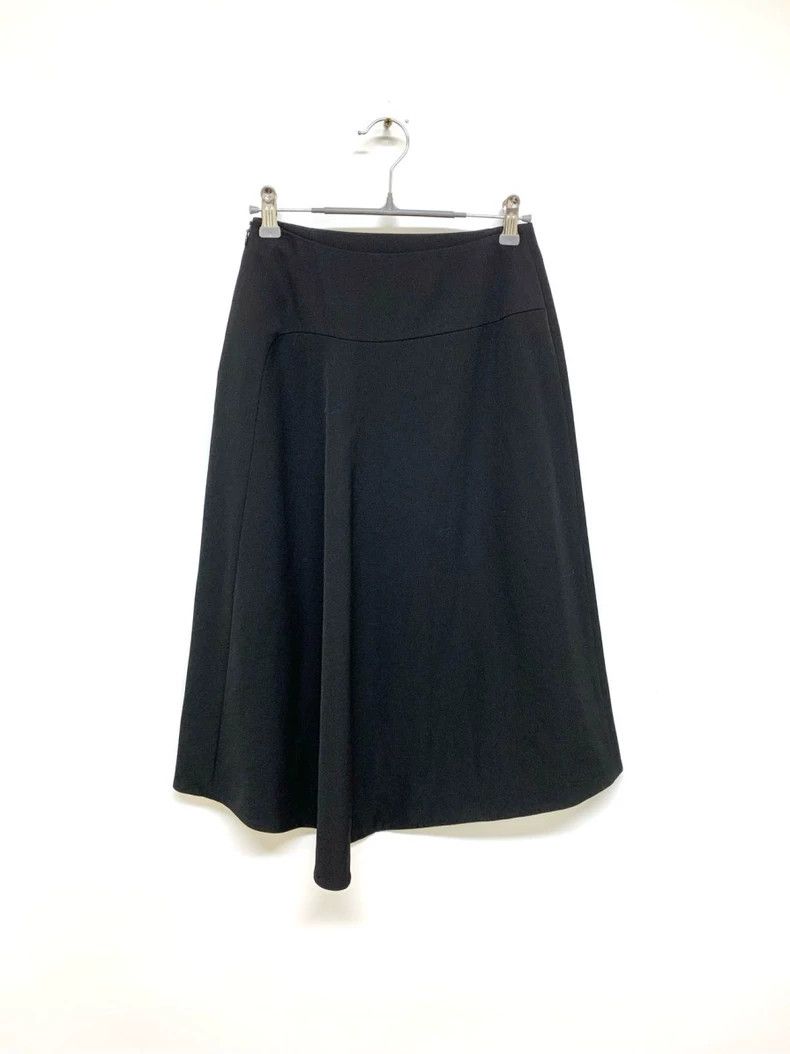 Hermes Hermes Black Wool Midi Skirt Size 34 Size 34" / US 12 / IT 48 - 2 Thumbnail