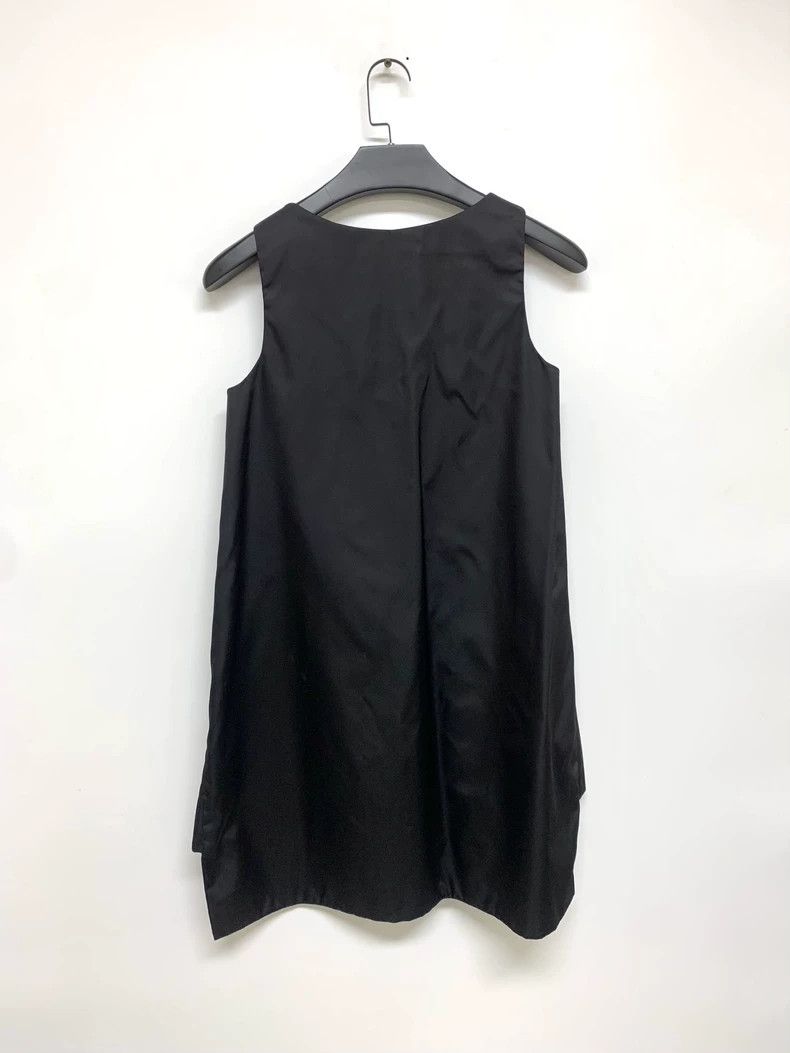 Prada New Prada Black Dress with Triangle Logo Size M / US 6-8 / IT 42-44 - 2 Thumbnail