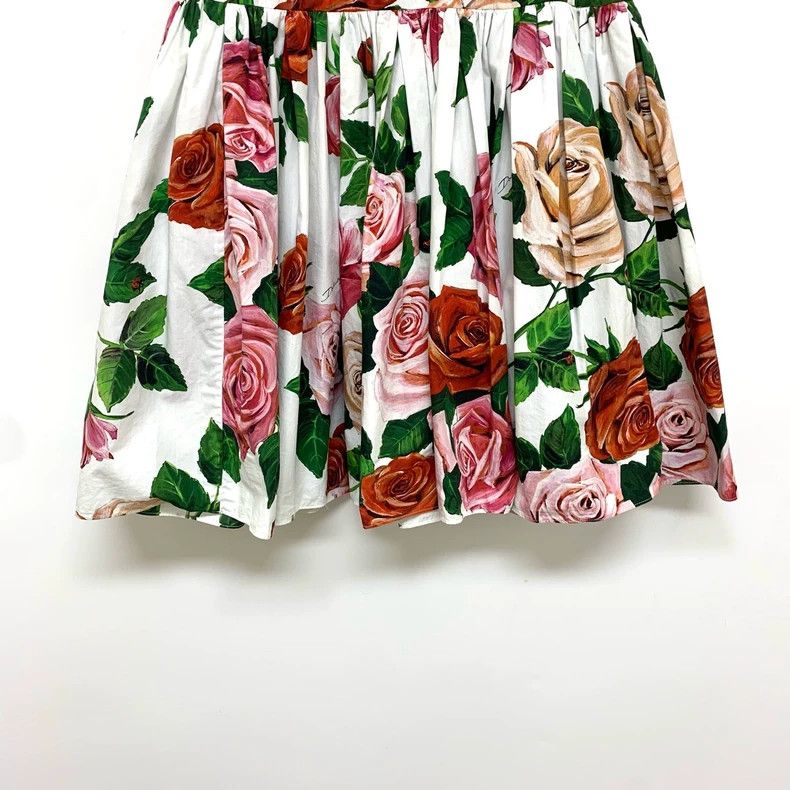 Dolce & Gabbana DG Floral Print Half Skirt Size 36 Size 36" / US 14 / IT 50 - 5 Thumbnail