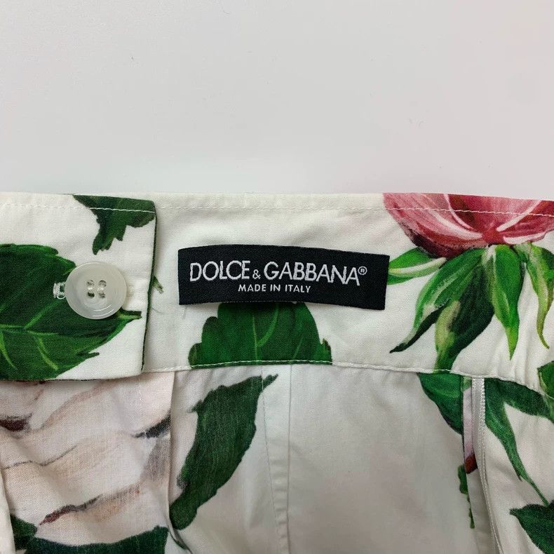 Dolce & Gabbana DG Floral Print Half Skirt Size 36 Size 36" / US 14 / IT 50 - 4 Thumbnail