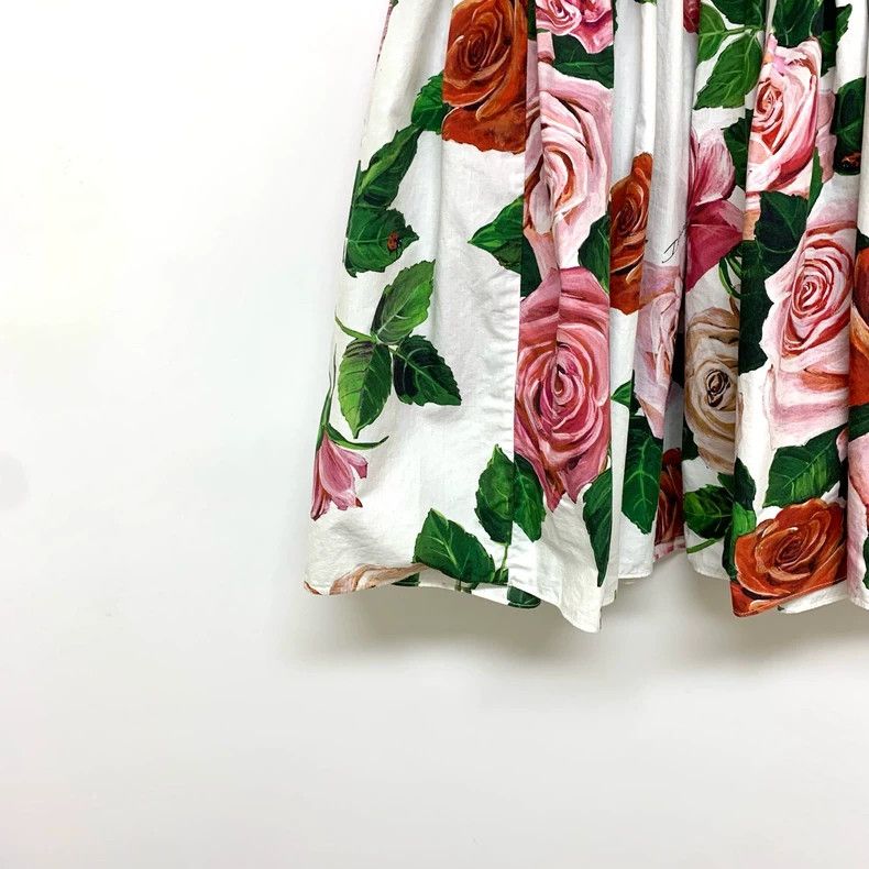 Dolce & Gabbana DG Floral Print Half Skirt Size 36 Size 36" / US 14 / IT 50 - 6 Thumbnail