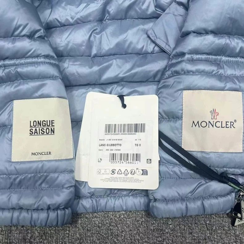Moncler Moncler Lans Short Blue Down Jacket Size XXS / US 00 / IT 34 - 3 Thumbnail